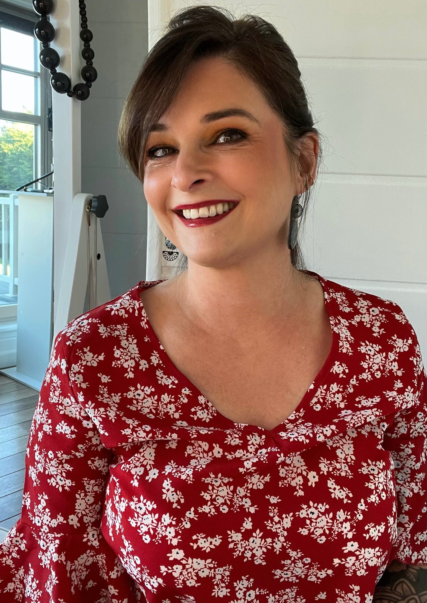 Portrait de Valérie, déco
