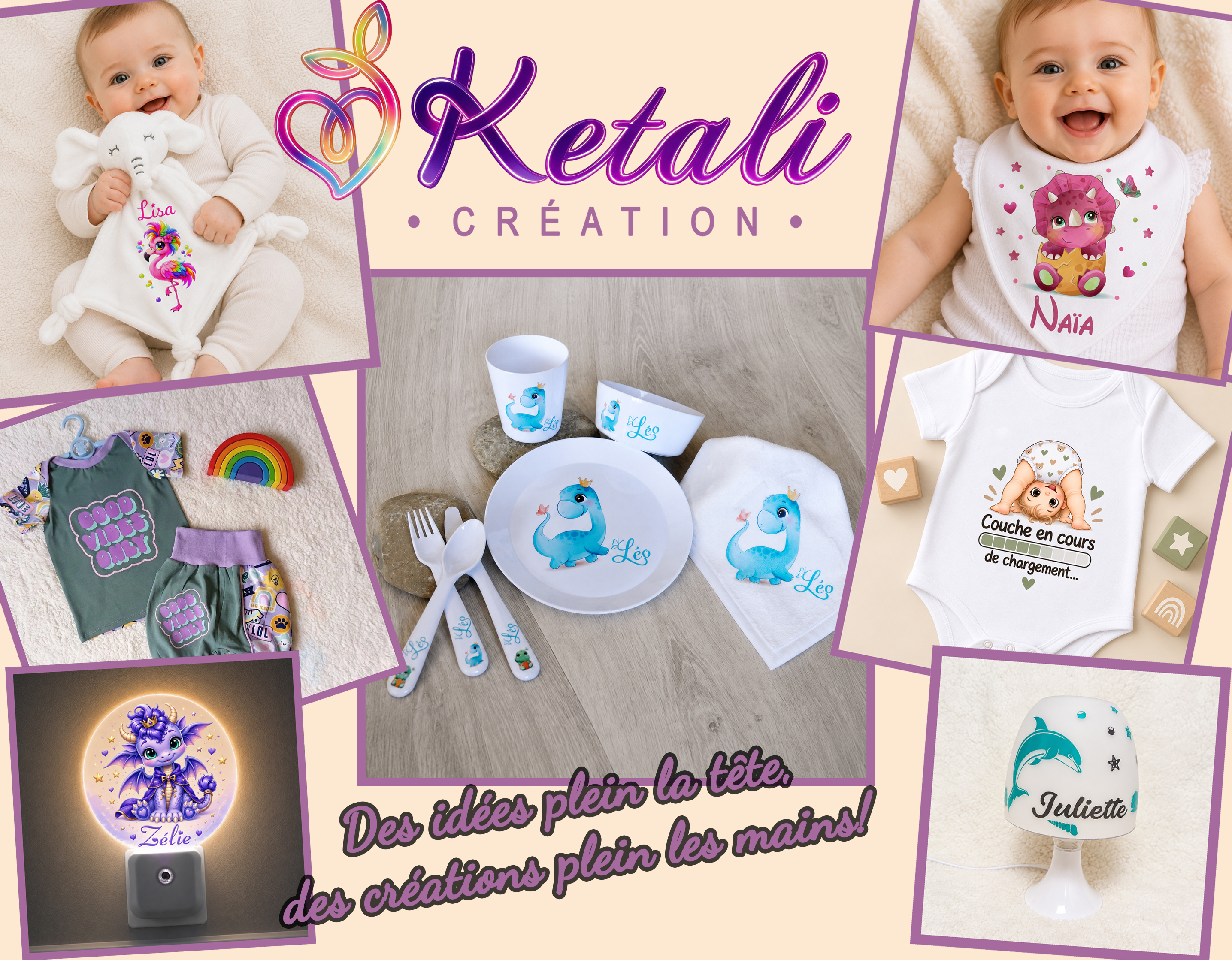 Atelier de Ketali créations naissance, bébé & enfant