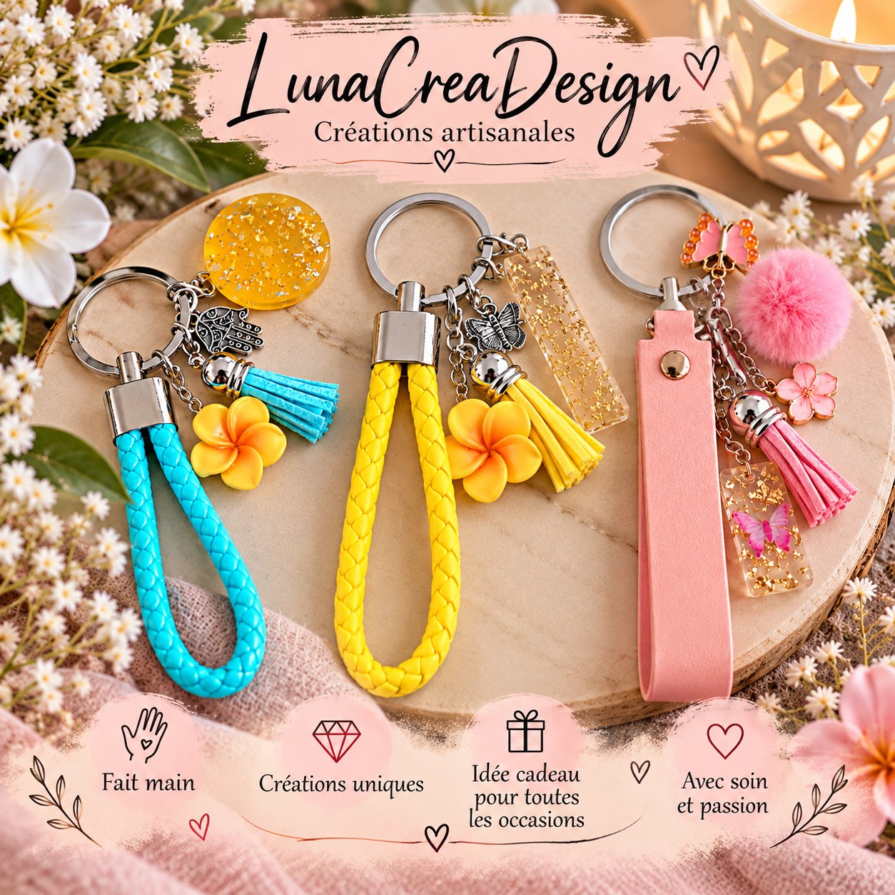 L'atelier de LunaCreaDesign à Sainte-Radegonde, Thouars