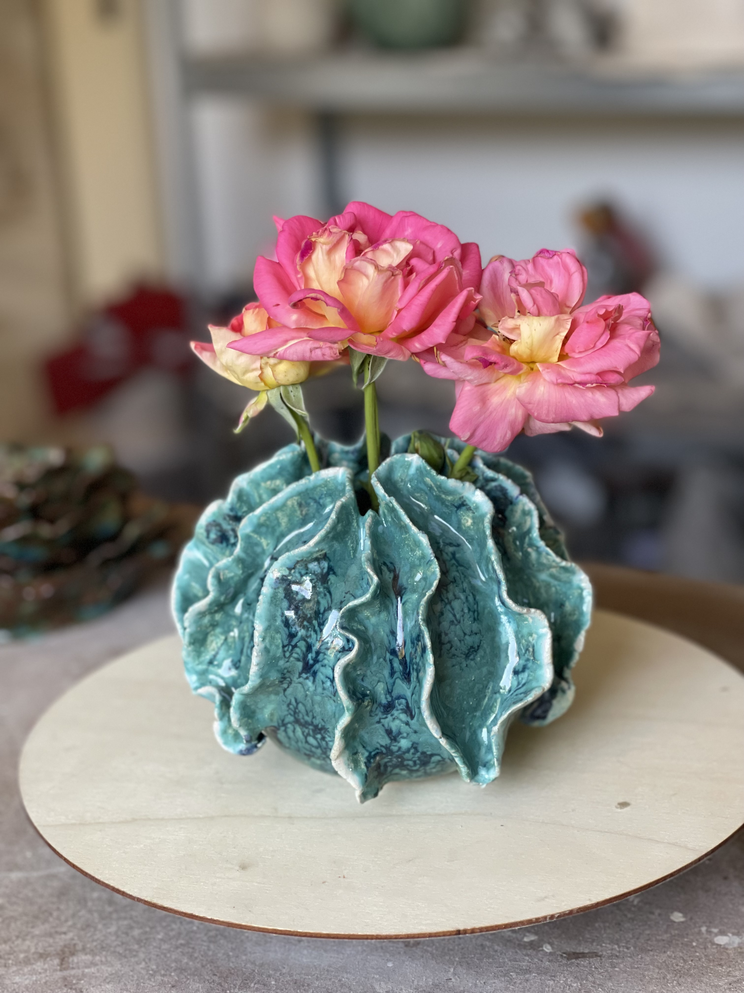 L'atelier de YZIS CERAMICA à Le Brusquet