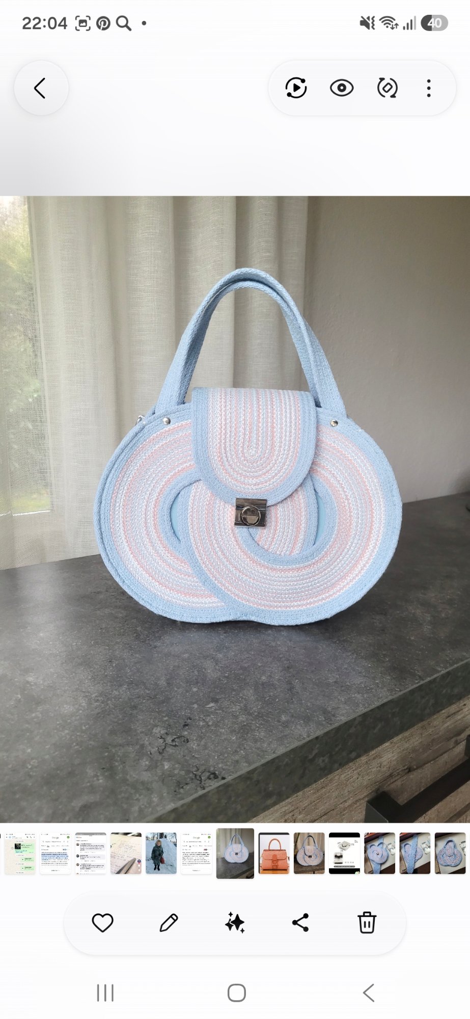 Sac à mains artisanale — visuel 1