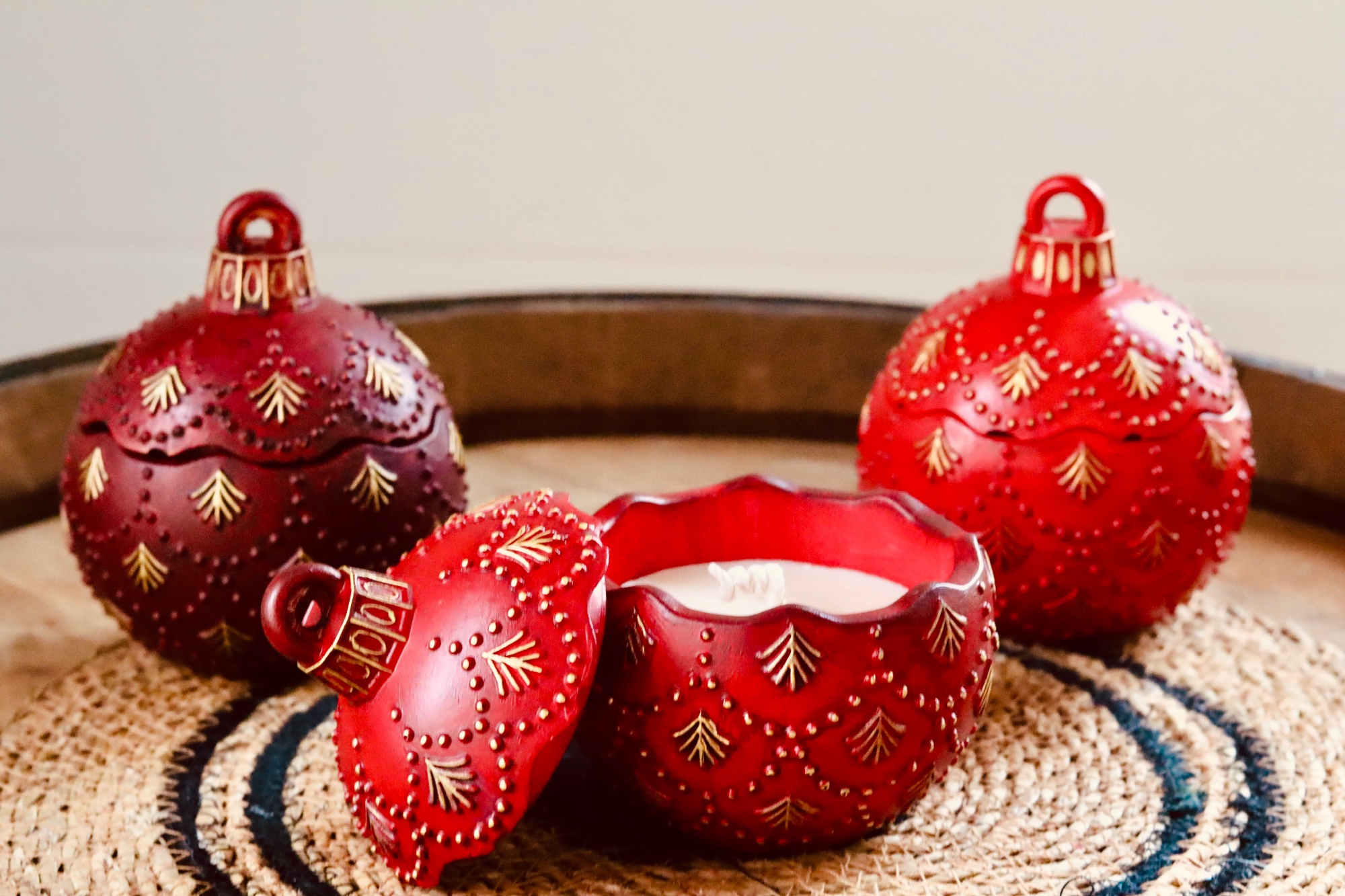 Bougie « Boule de Noël » — visuel 1
