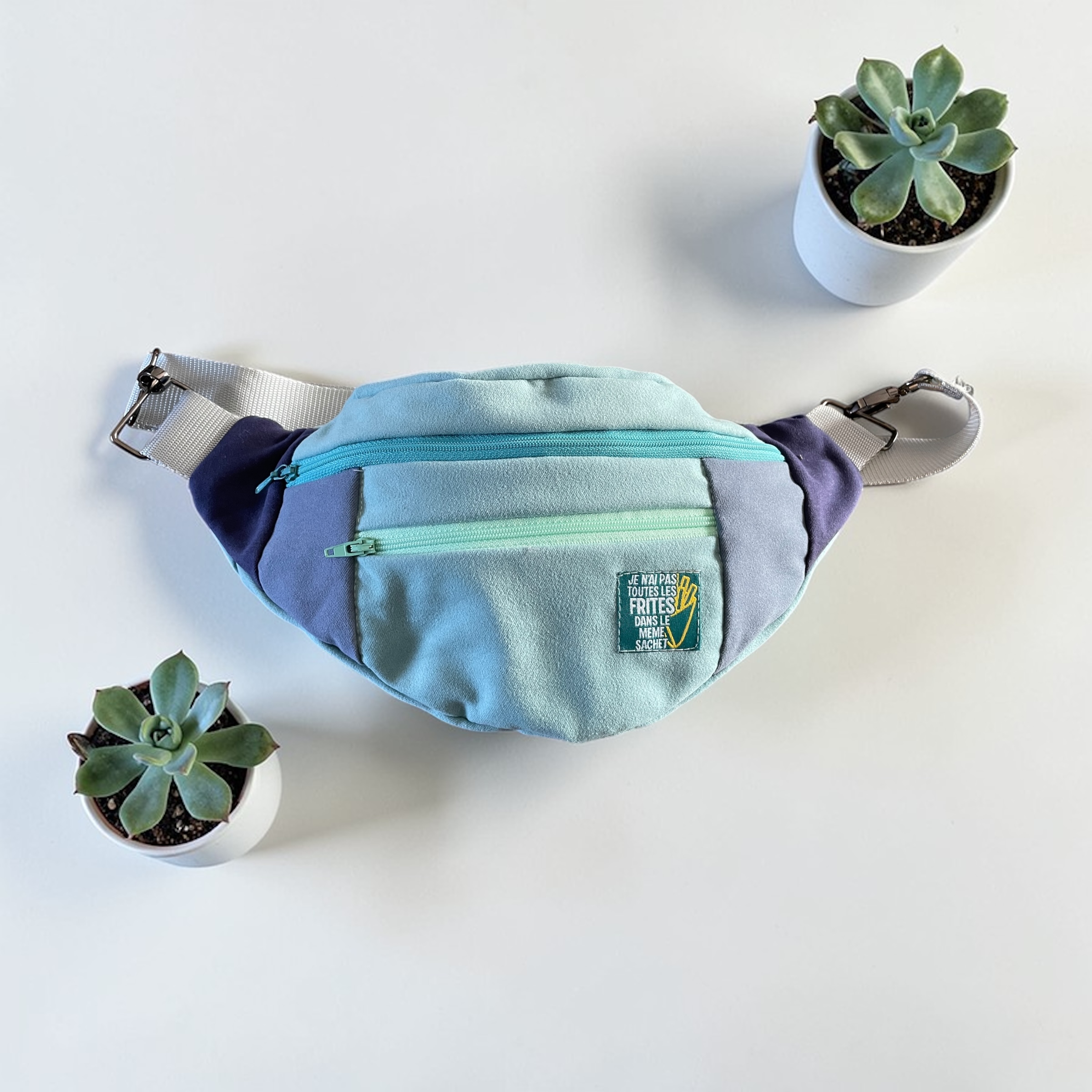 sac banane turquoise — visuel 2