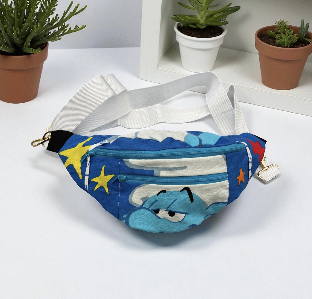 sac banane schtroumpf — visuel 2