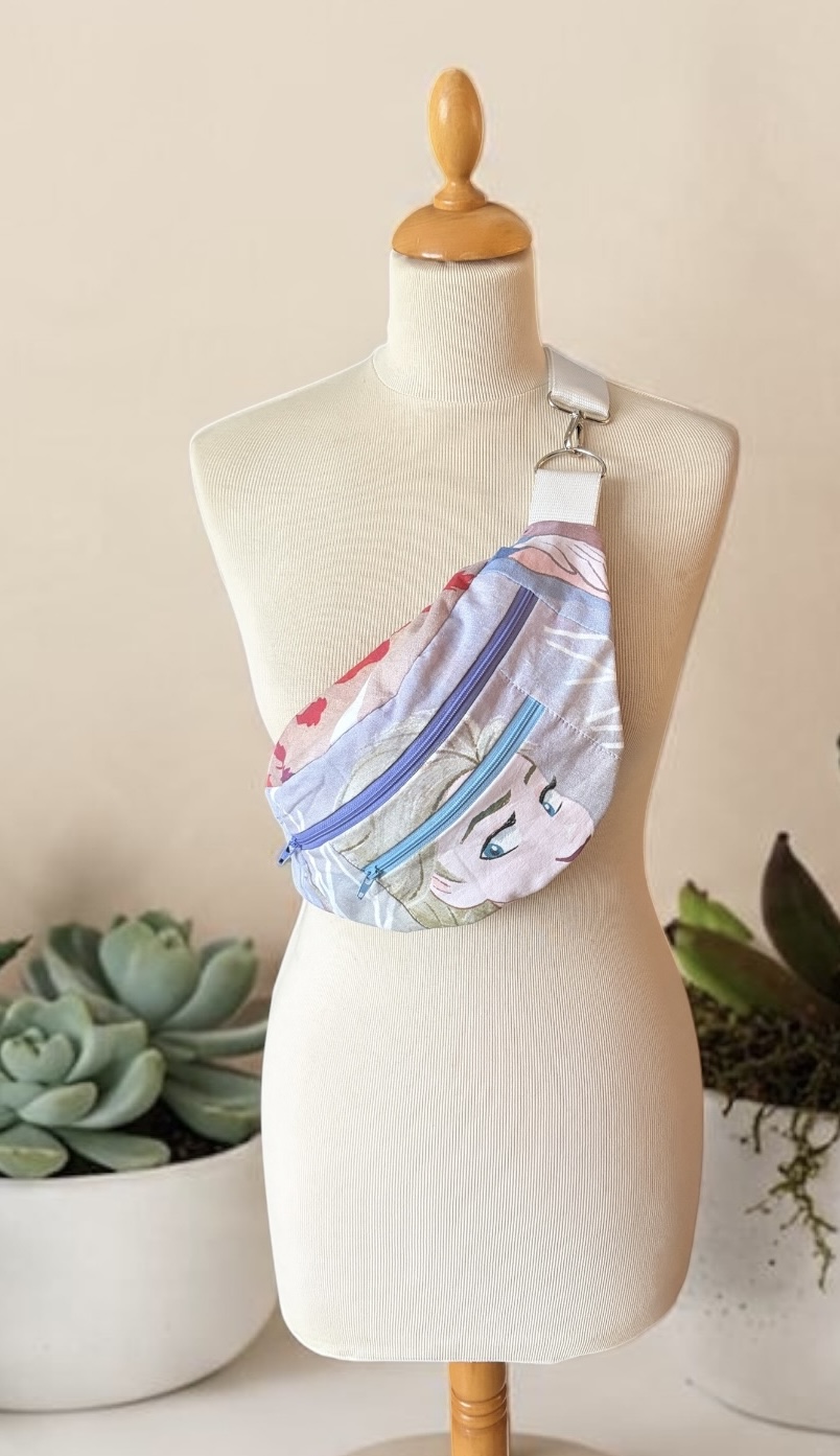 sac banane upcyclé la reine de neige 1 — visuel 1