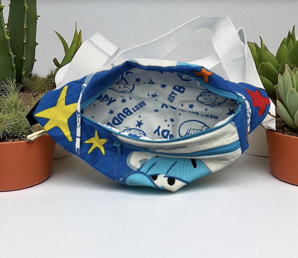 sac banane schtroumpf — visuel 4