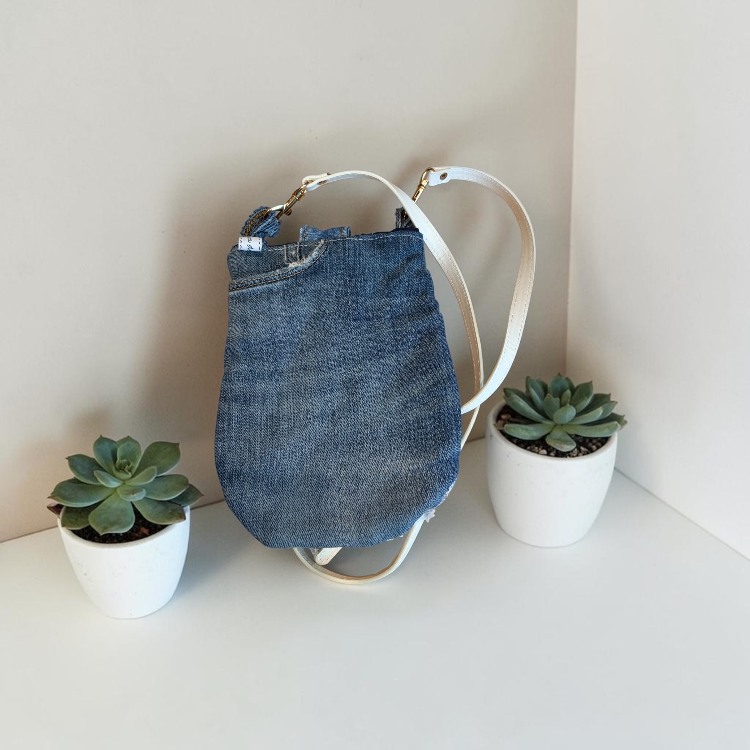 sac pochette bandoulière en jeans upcyclés 3 — visuel 3