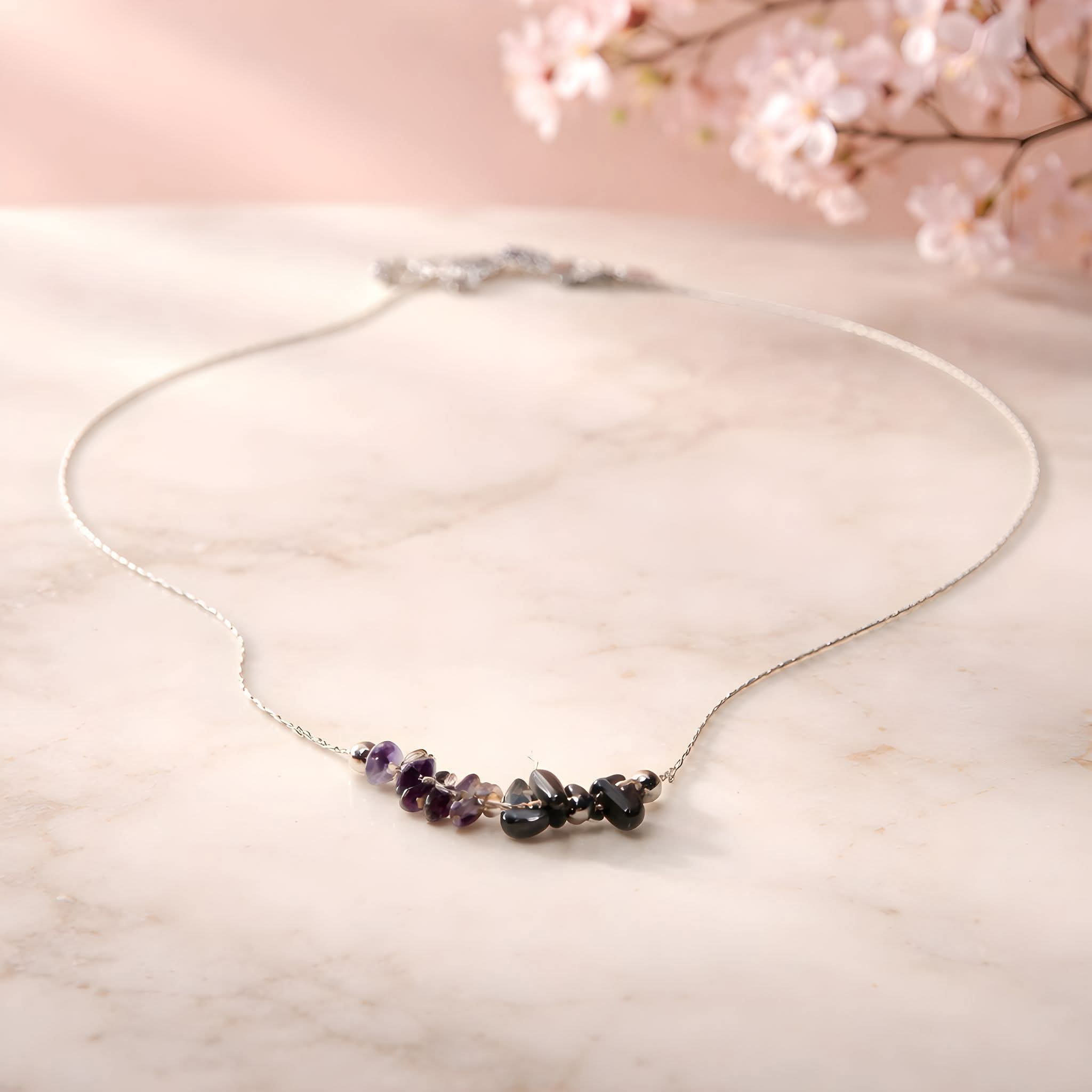 Collier triple pierres — visuel 1