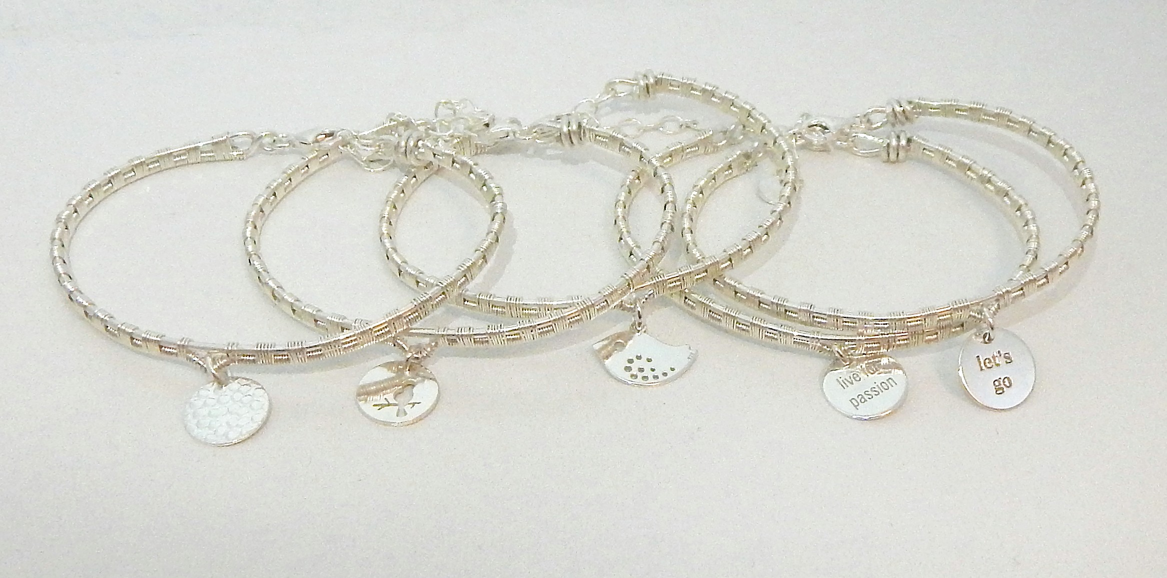 Bracelet en argent 925 et pampille — visuel 1