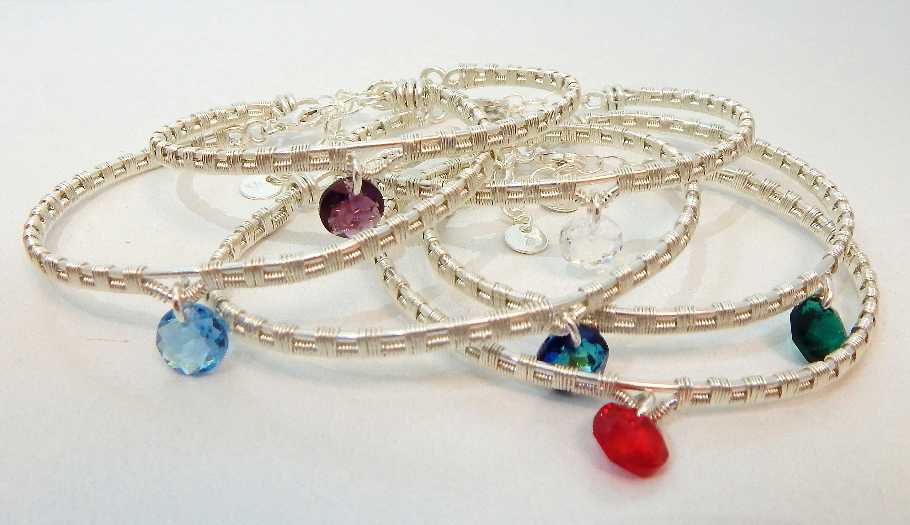 Bracelet en argent 925 et cristal — visuel 1
