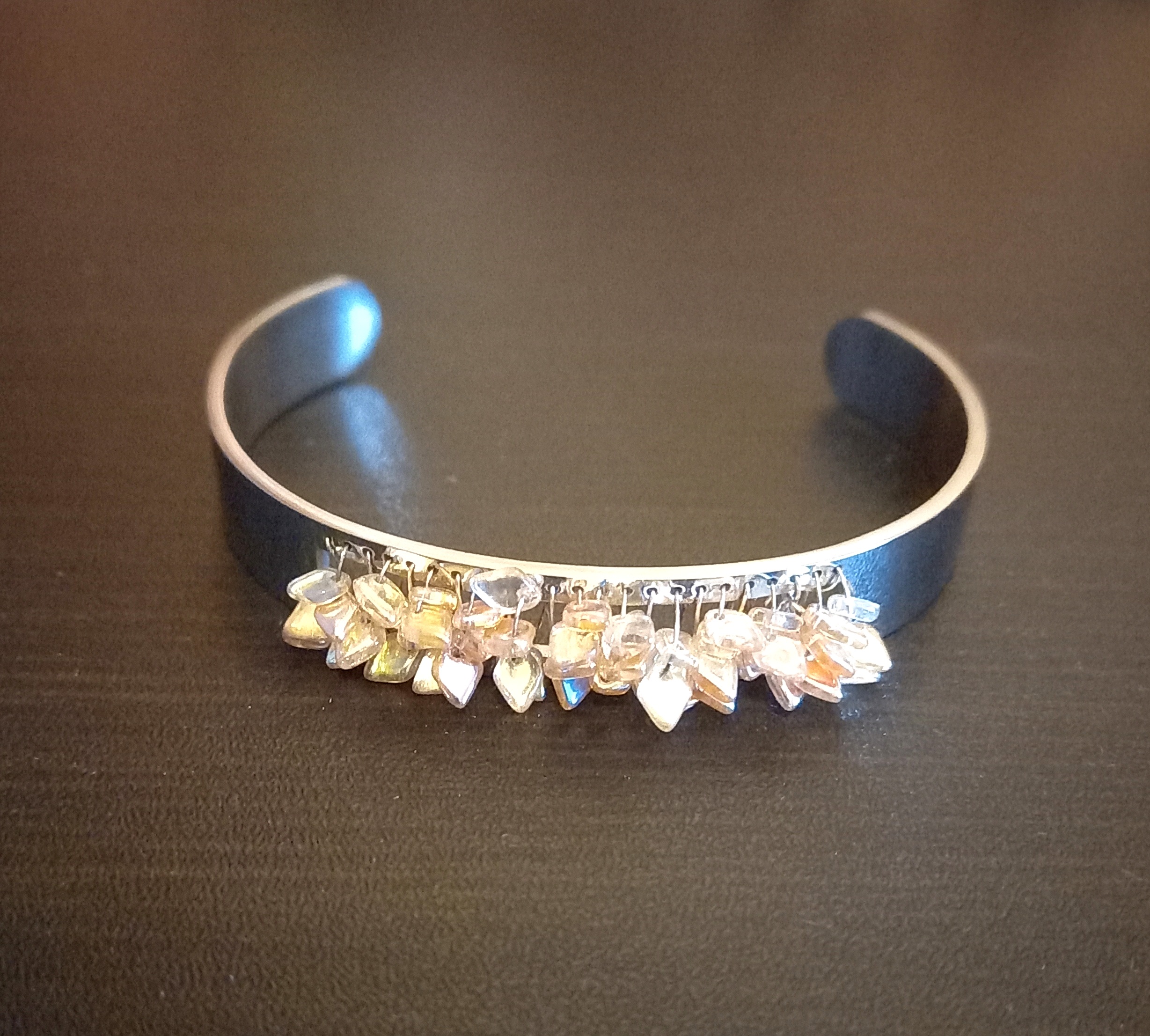 Bracelet en acier perlé — visuel 3