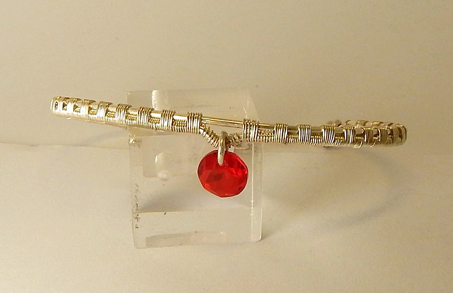 Bracelet en argent 925 et cristal — visuel 4