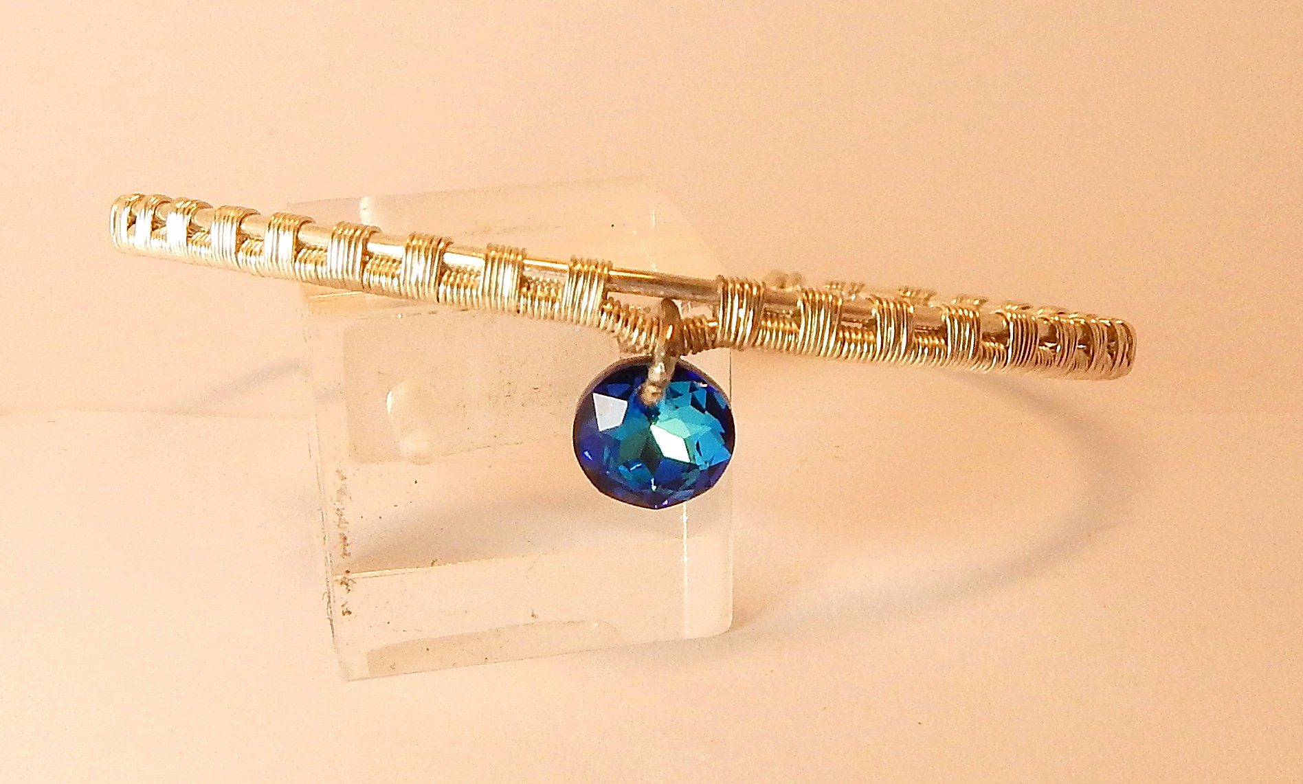 Bracelet en argent 925 et cristal — visuel 5