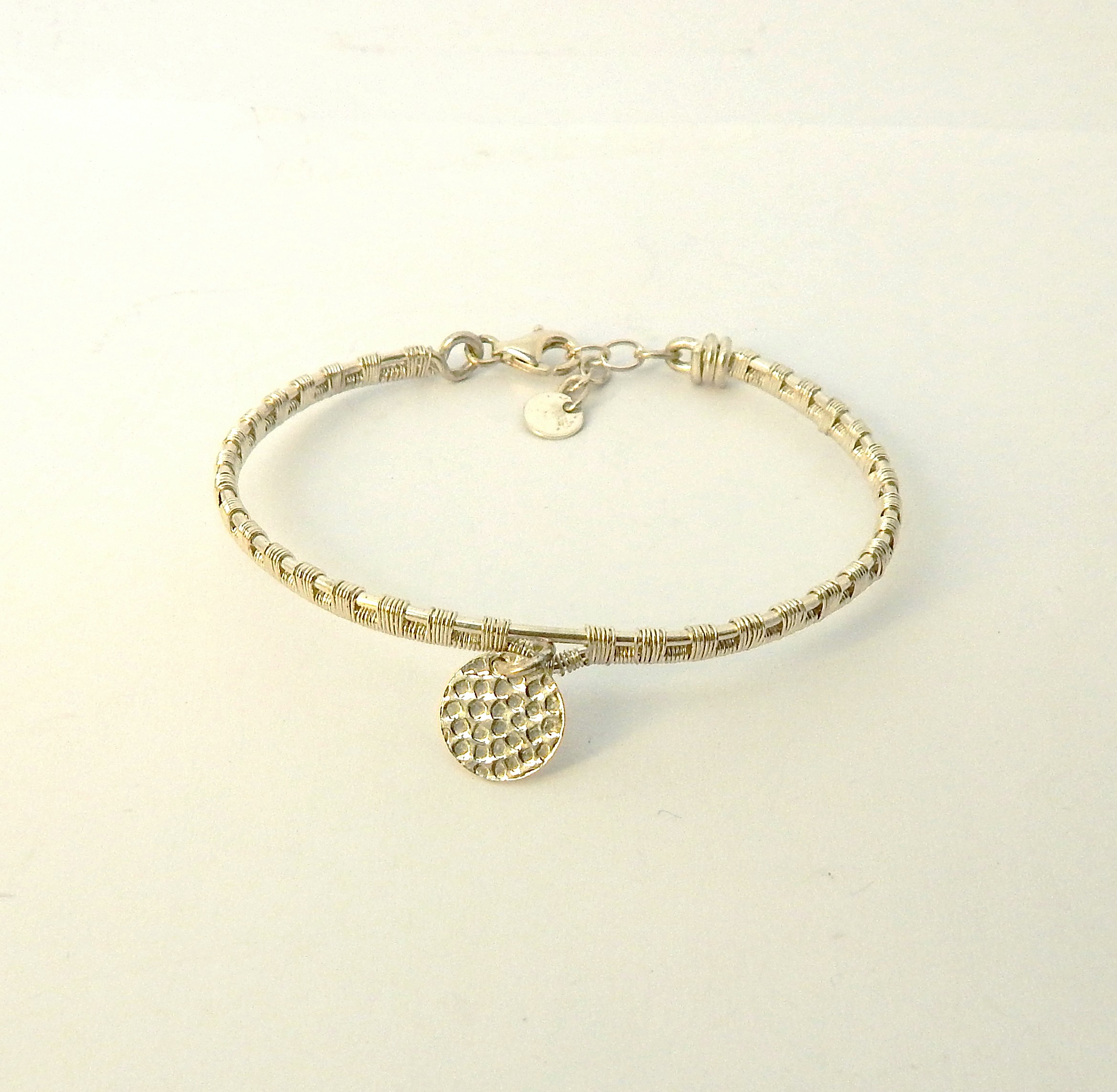 Bracelet en argent 925 et pampille — visuel 5