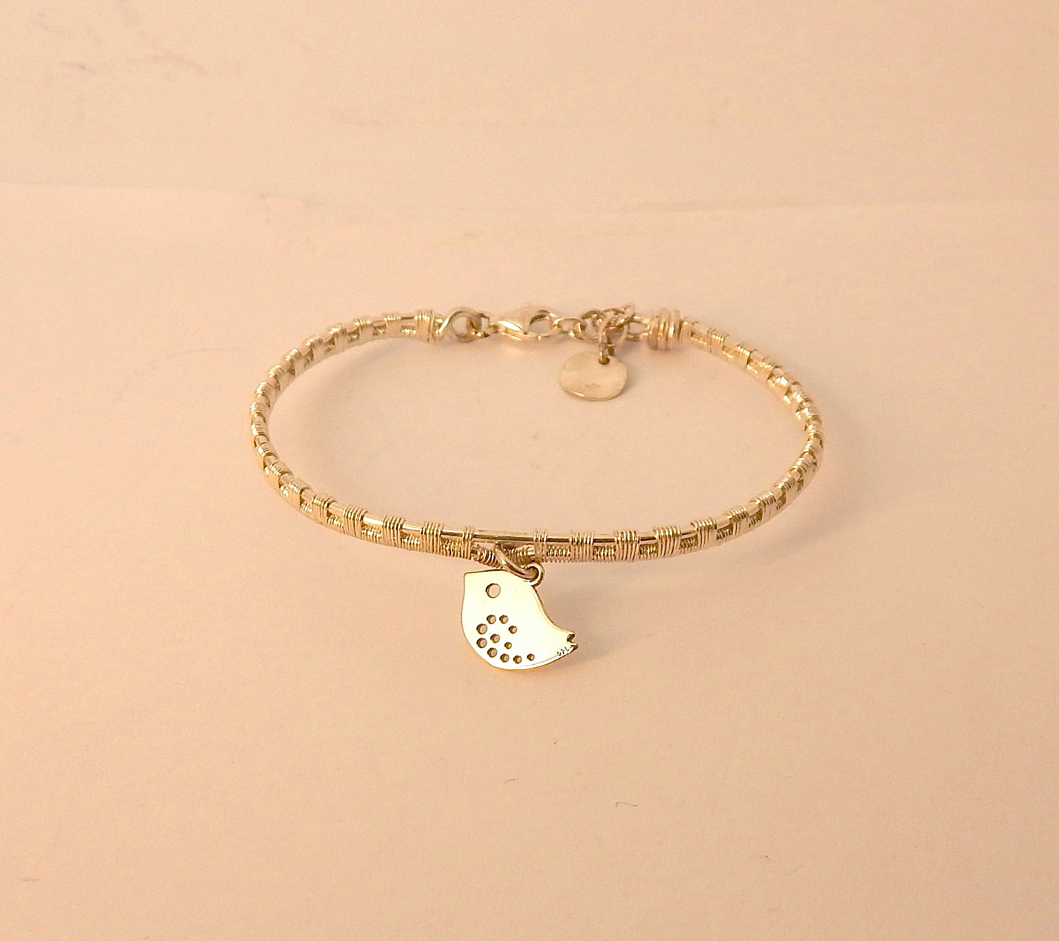 Bracelet en argent 925 et pampille — visuel 4