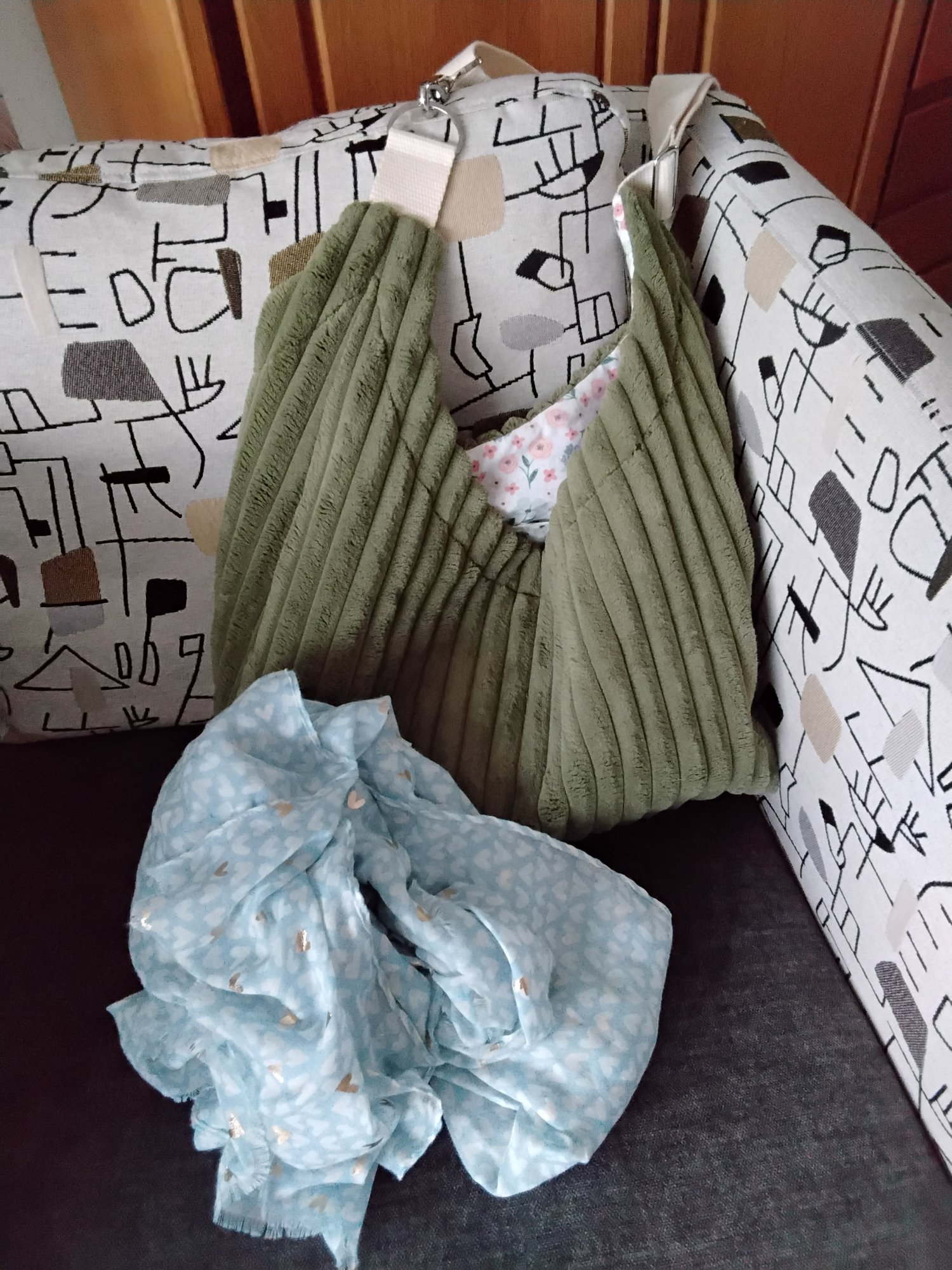 Sac velours grosses côtes — visuel 1