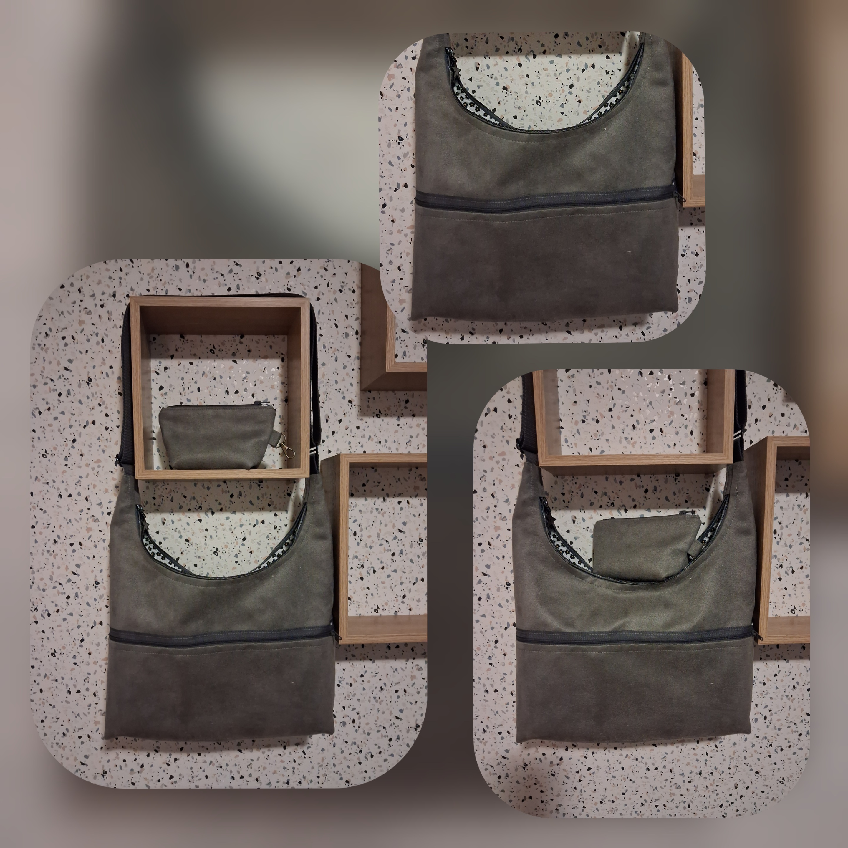 Sac souple effet daim — visuel 1