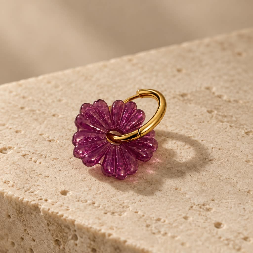 Pampilles Fleurs Amélie mauve clair — visuel 1