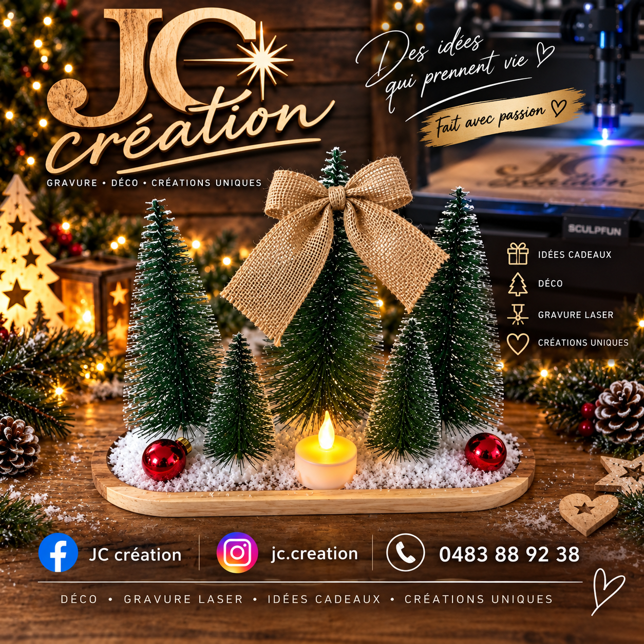 La Forest enchantée de Noël — visuel 1