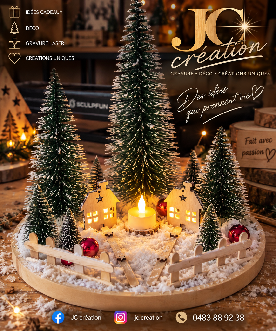 Le village enchantée de Noël — visuel 1