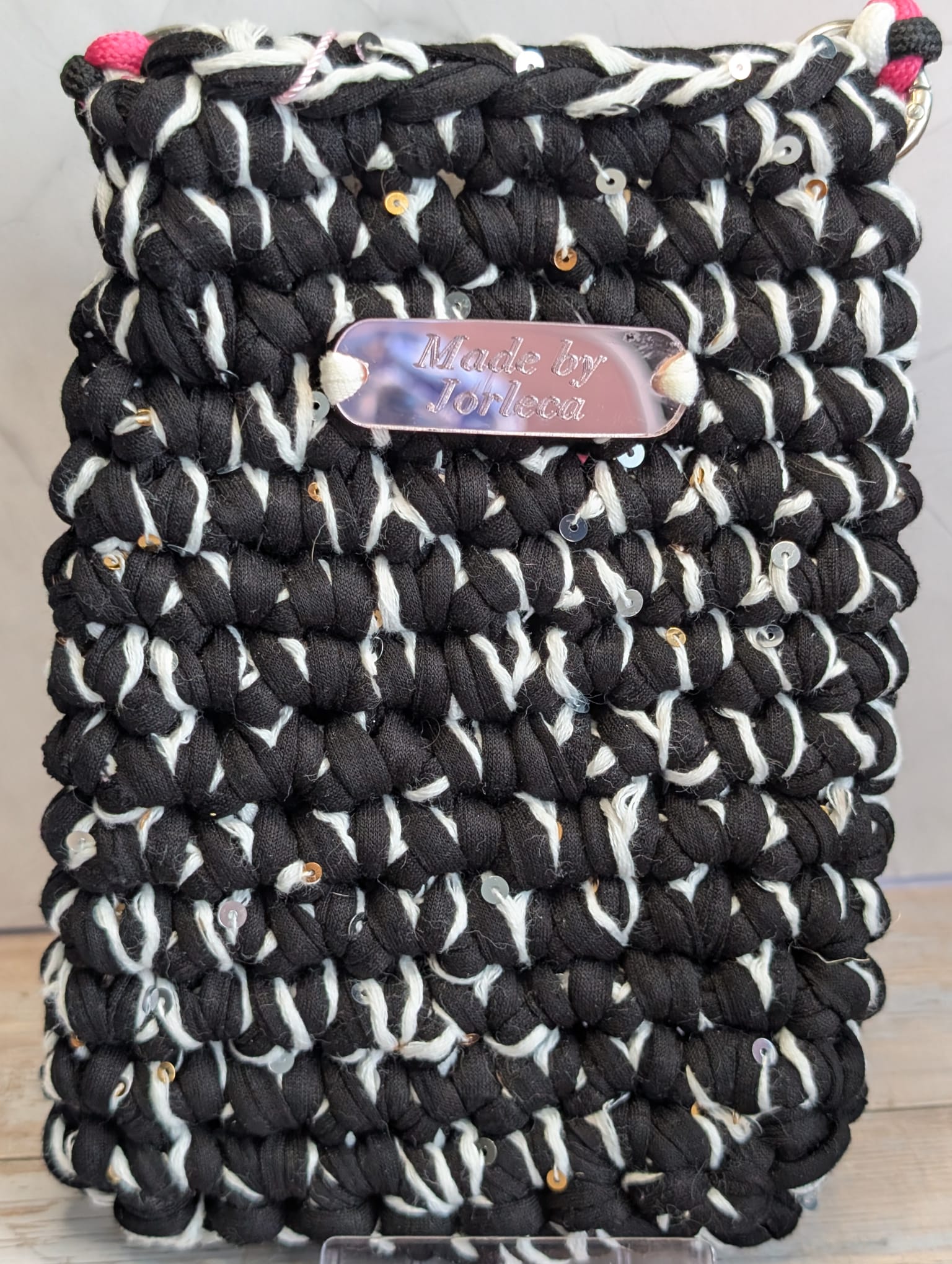 Pochette GSM, fil t-shirt, crochet, trousse pour smarthphone — visuel 5