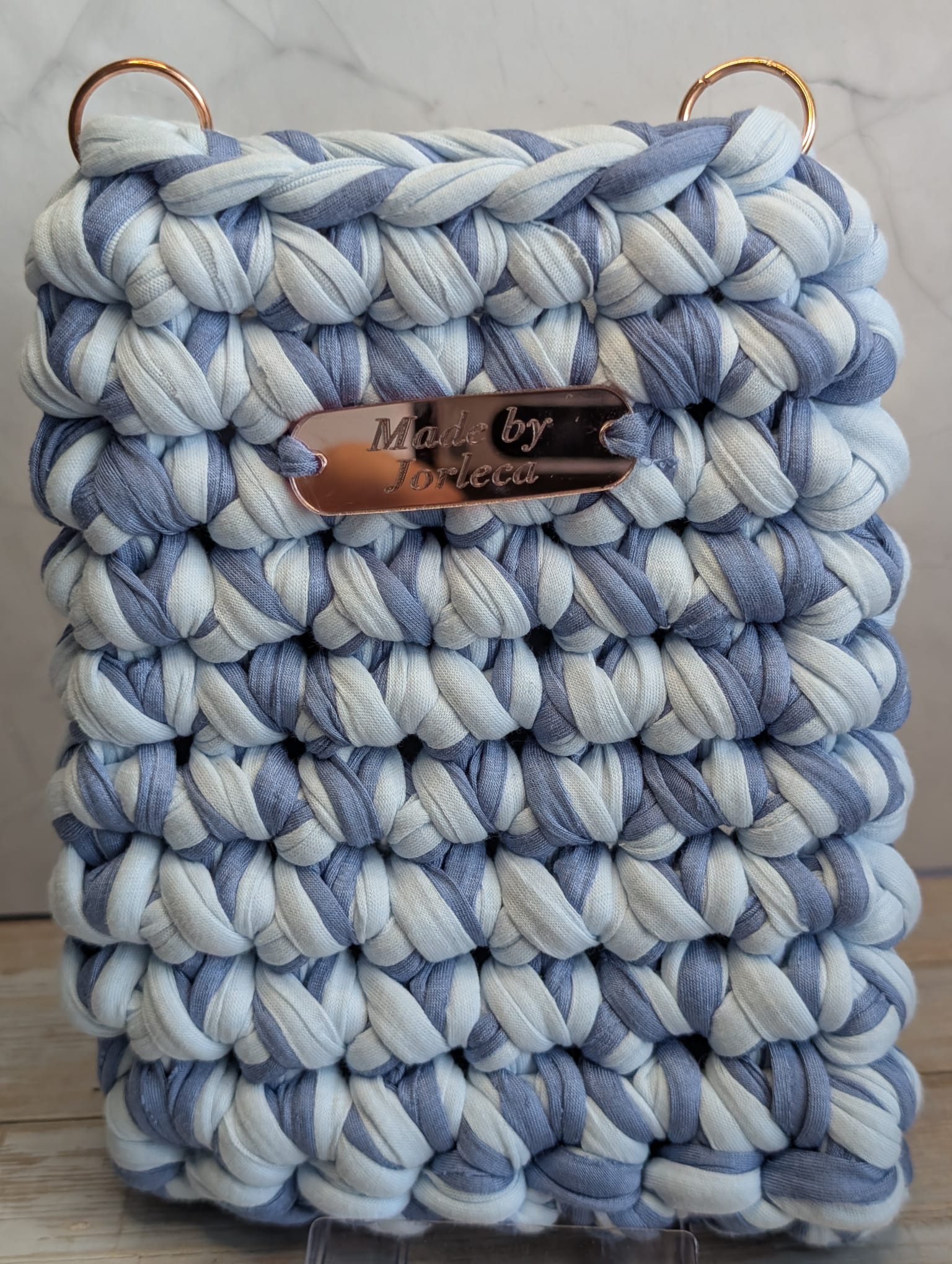 Pochette GSM, fil t-shirt, crochet, trousse pour smarthphone — visuel 2