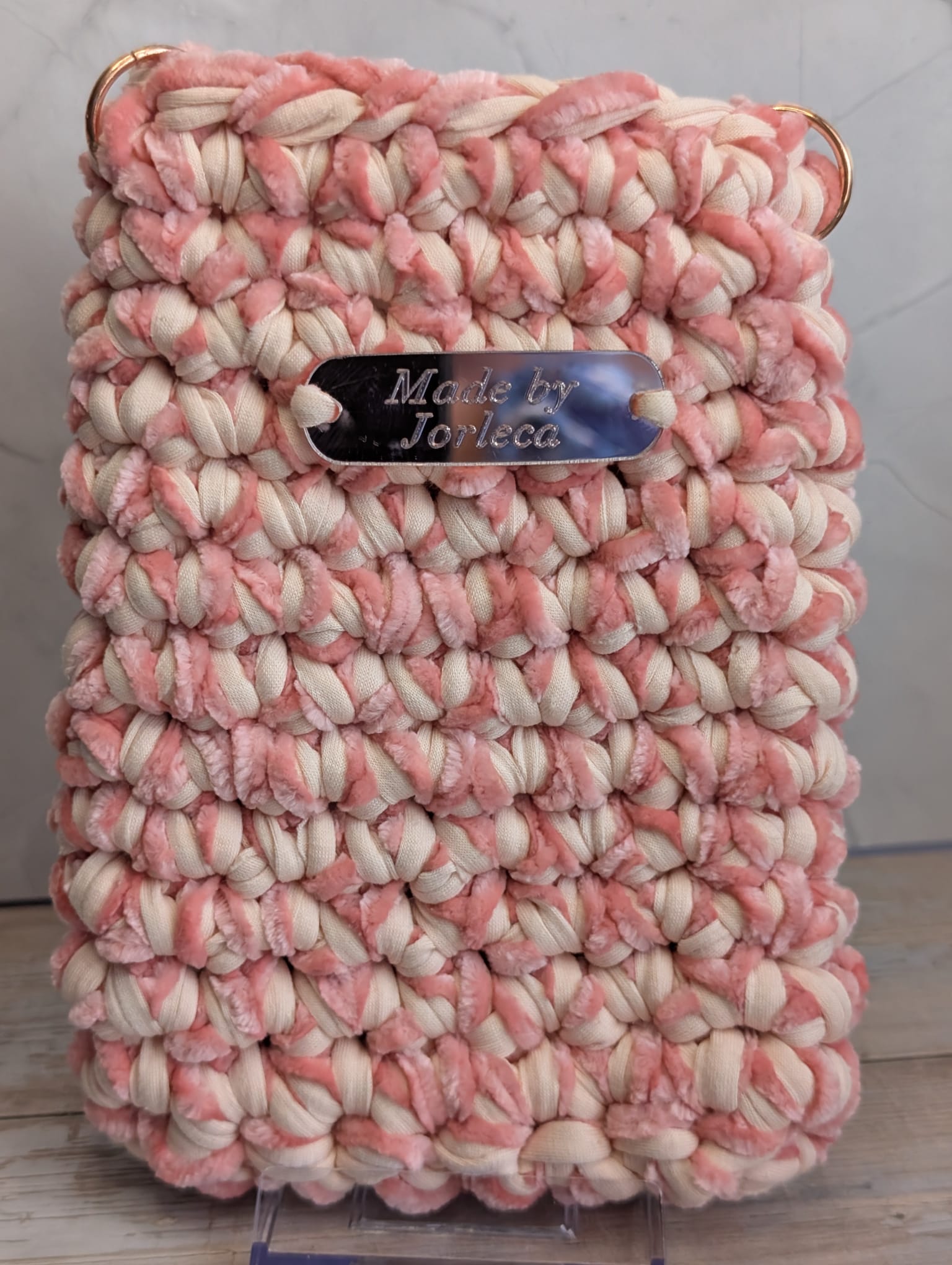 Pochette GSM, fil t-shirt, crochet, trousse pour smarthphone — visuel 4