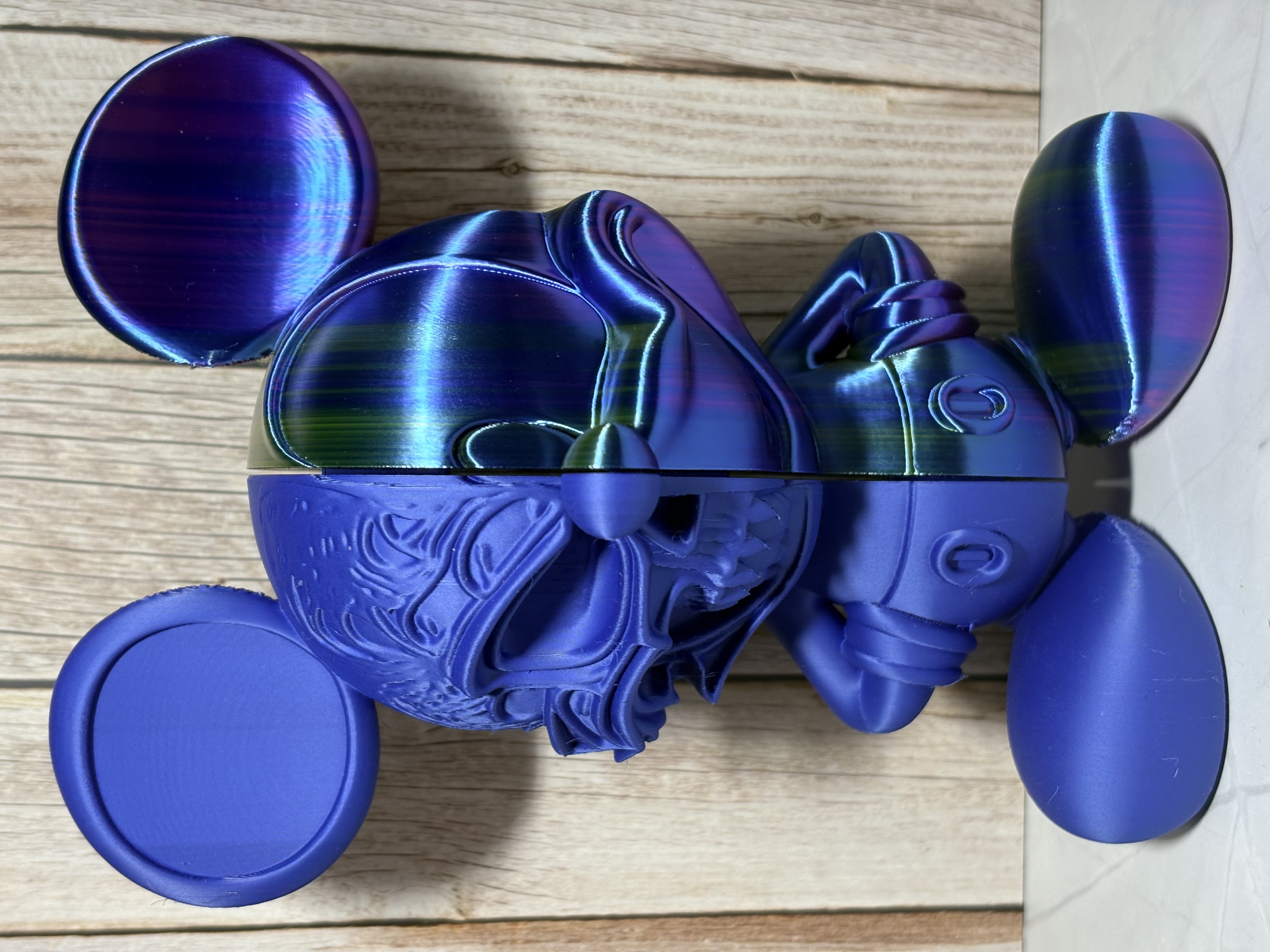Mickey gentil et méchant décoratif imprimé en 3D - décoration original - déco hiver - Cadeau de Noël, Halloween — visuel 4