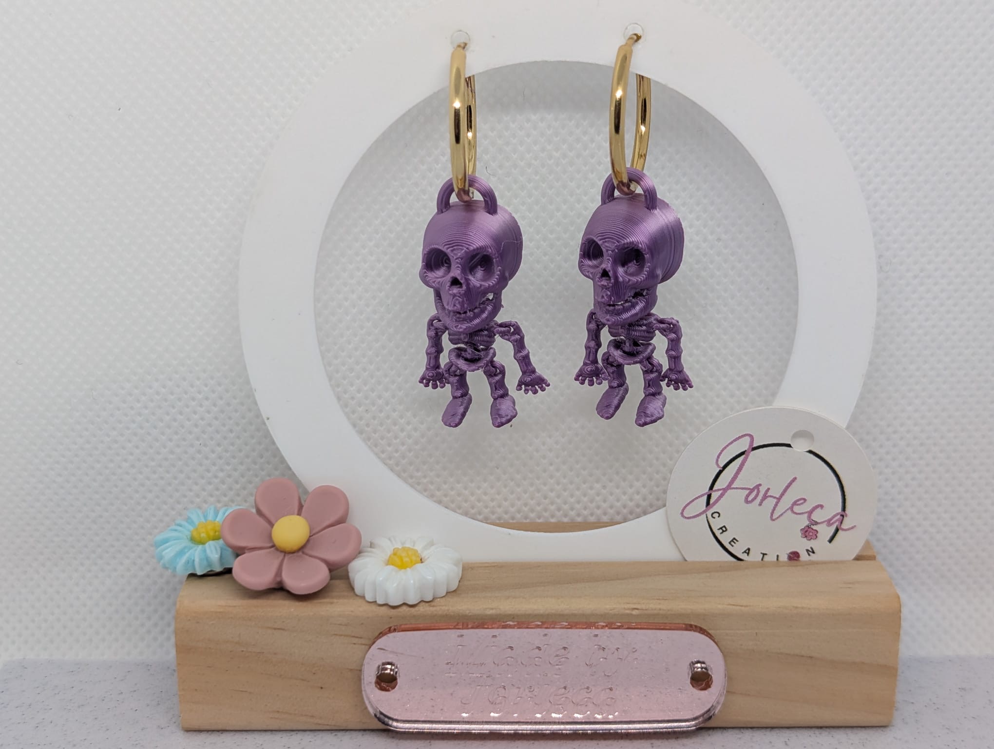 Pampilles Collection Halloween pour créoles - impression 3d – Bijoux interchangeables – Accessoires pour créoles - Halloween — visuel 5