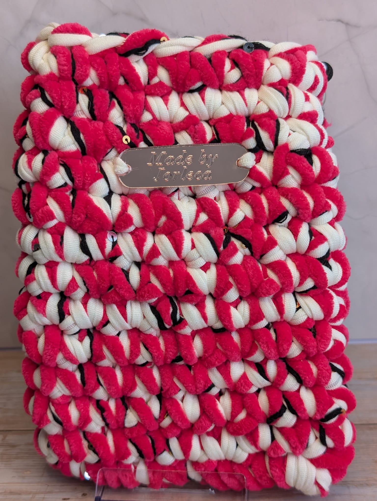 Pochette GSM, fil t-shirt, crochet, trousse pour smarthphone — visuel 1