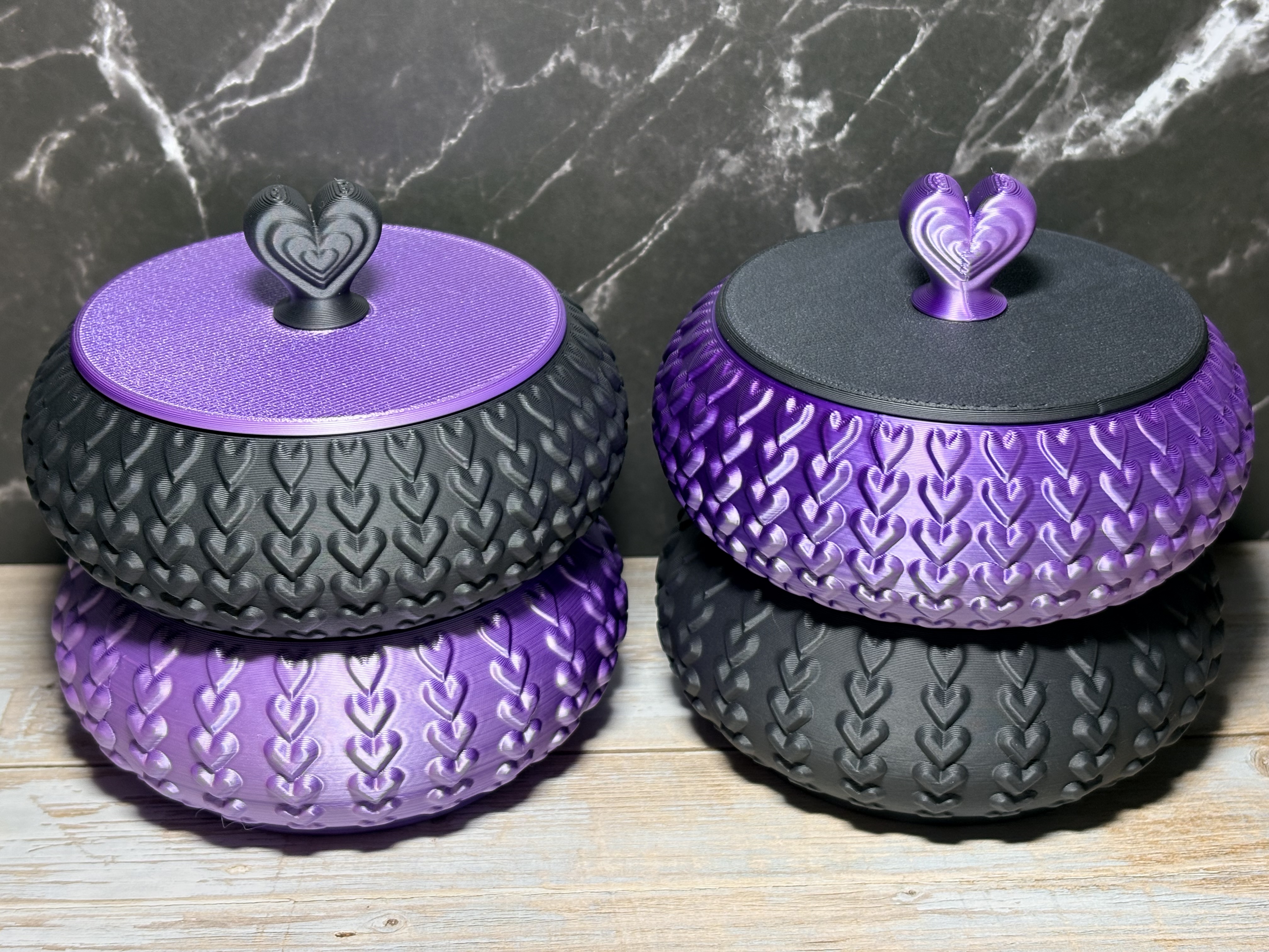Boîte à bijoux et/ou pampilles empilable - impression 3D — visuel 4