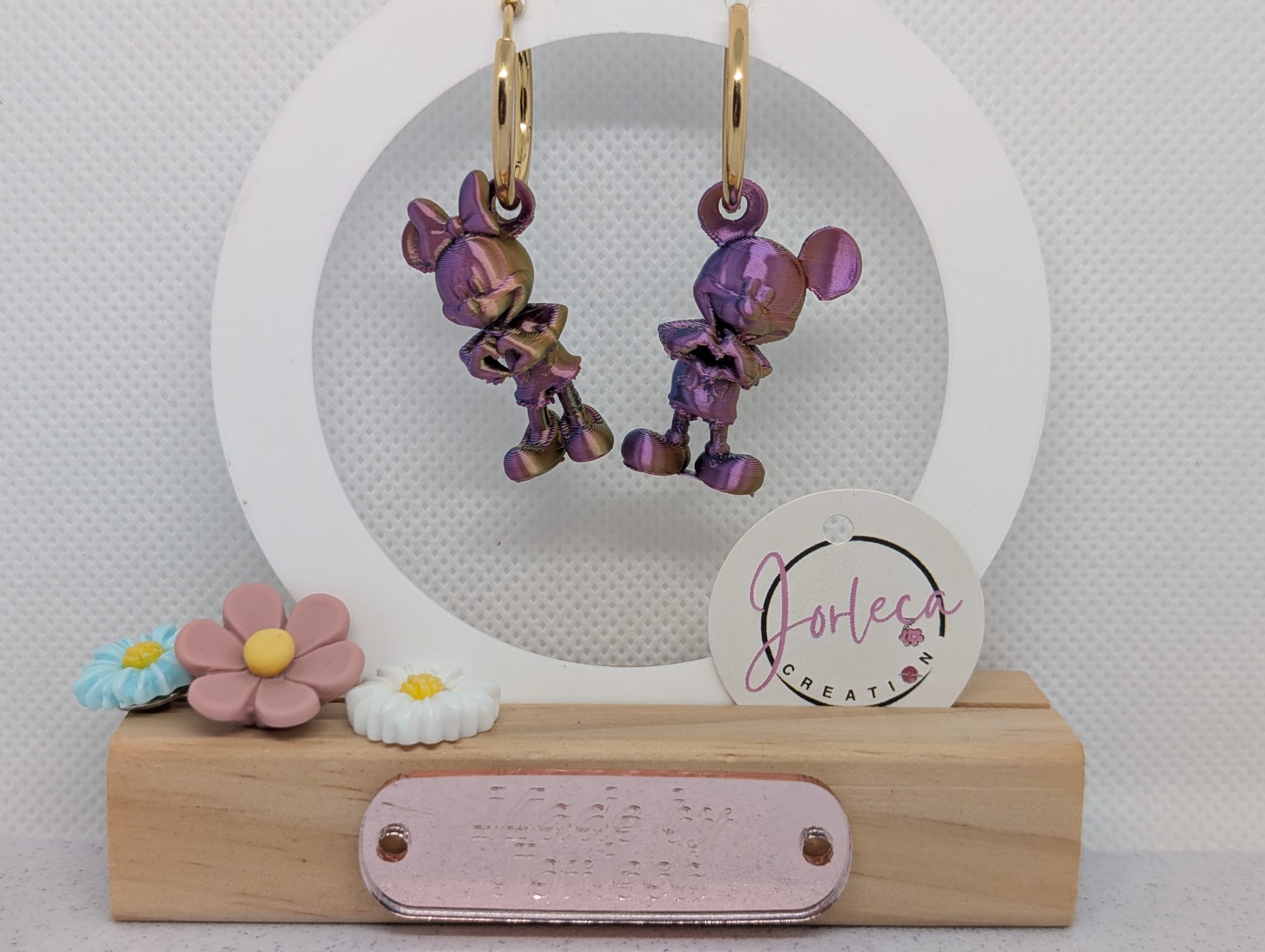 Pampilles collection Nos héros – Hello kitty, Schtroumpfette, Mickey, Minnie, Stitch, Angel - Bijoux interchangeables — visuel 3