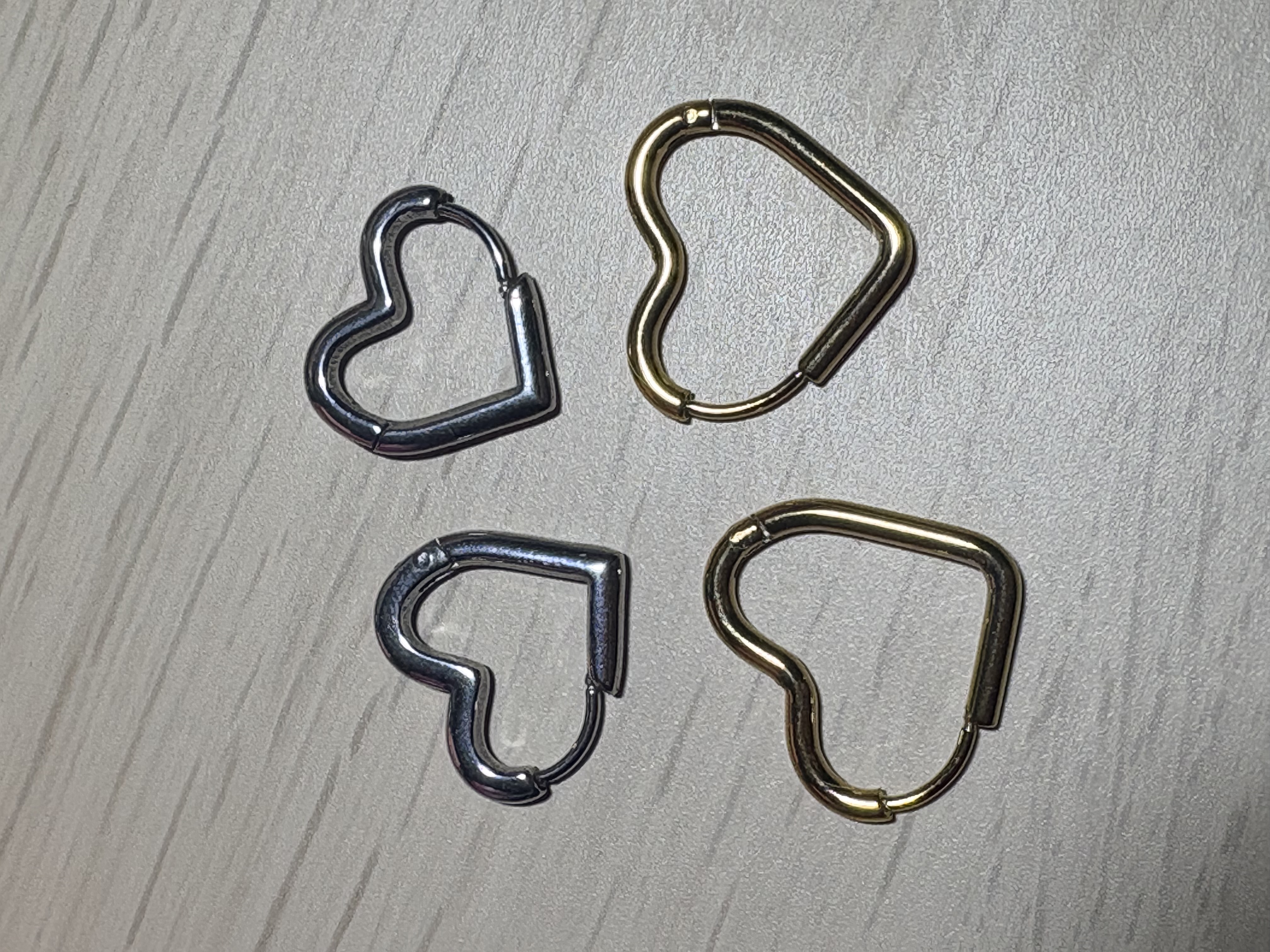 Paire de créoles - créoles dorées ou argentées - boucle d'oreille - accessoire pour pampilles - créoles à personnaliser — visuel 2