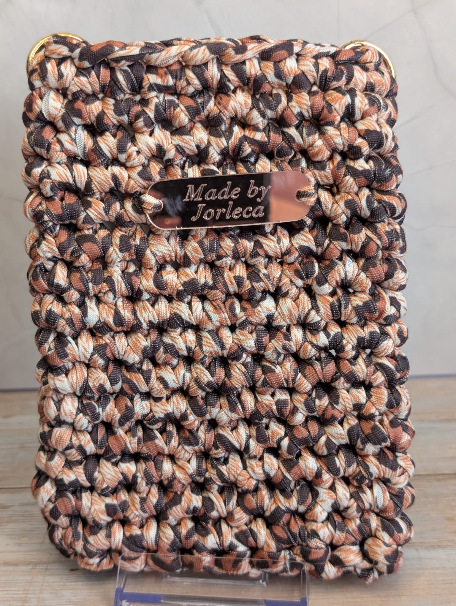 Pochette GSM, fil t-shirt, crochet, trousse pour smarthphone — visuel 5