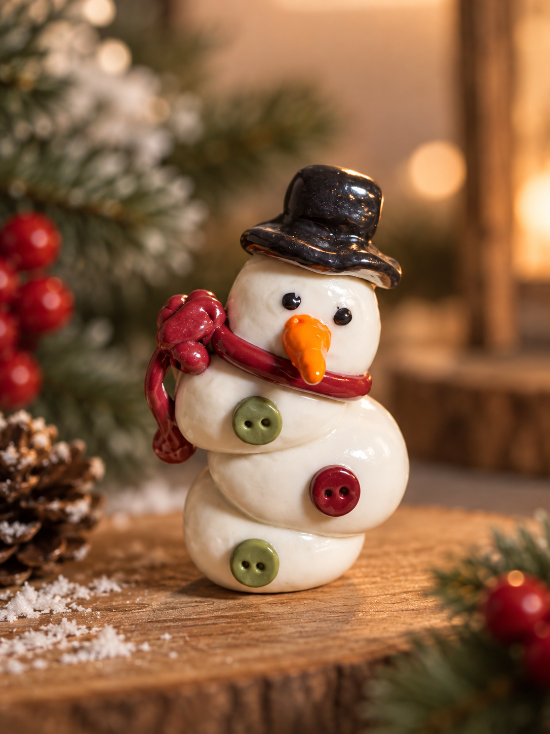 Bonhomme de neige décoratif — visuel 1