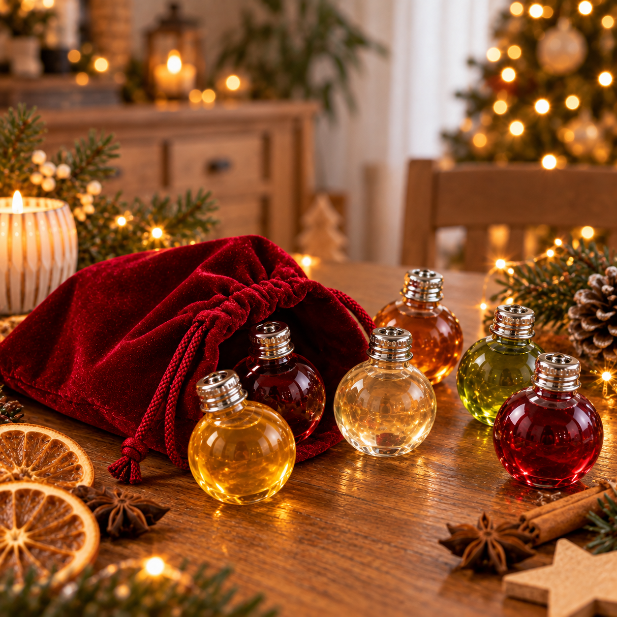 Boules de Noël festives – alcools au choix — visuel 1