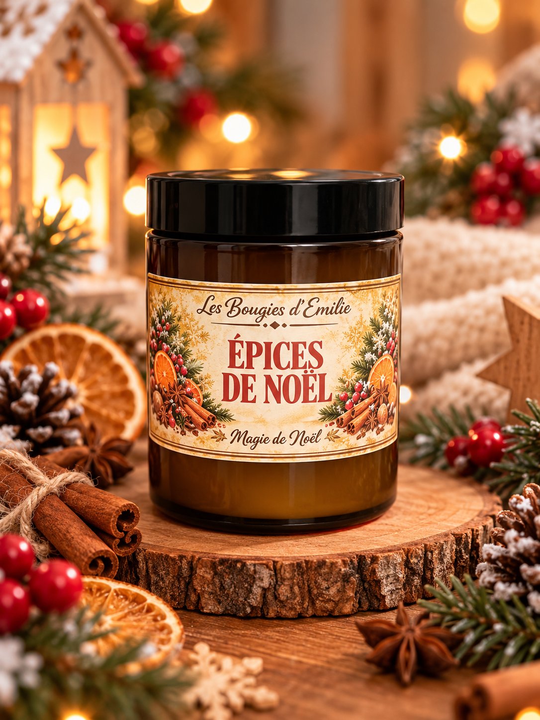 bougie épices de noel — visuel 1