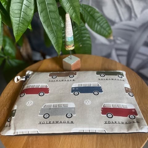 Bouillotte sèche lombaire aux graines de lin bio – Vans rétro — visuel 1