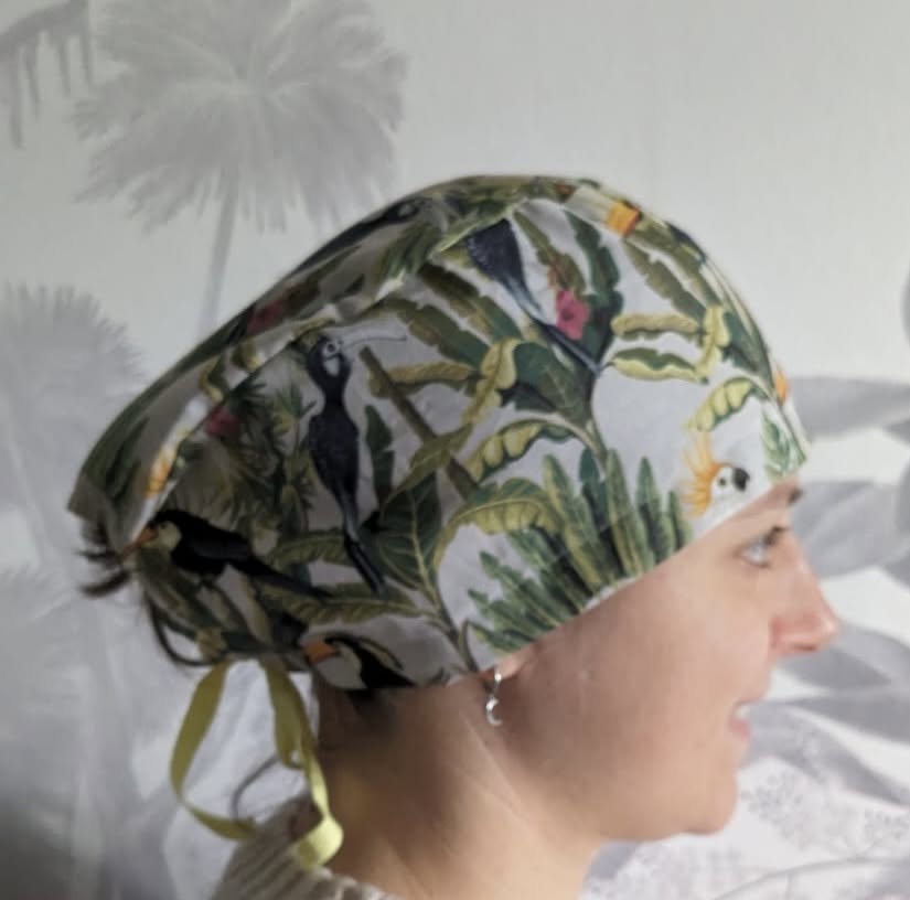 Calot ajustable en coton – Jungle tropicale — visuel 2
