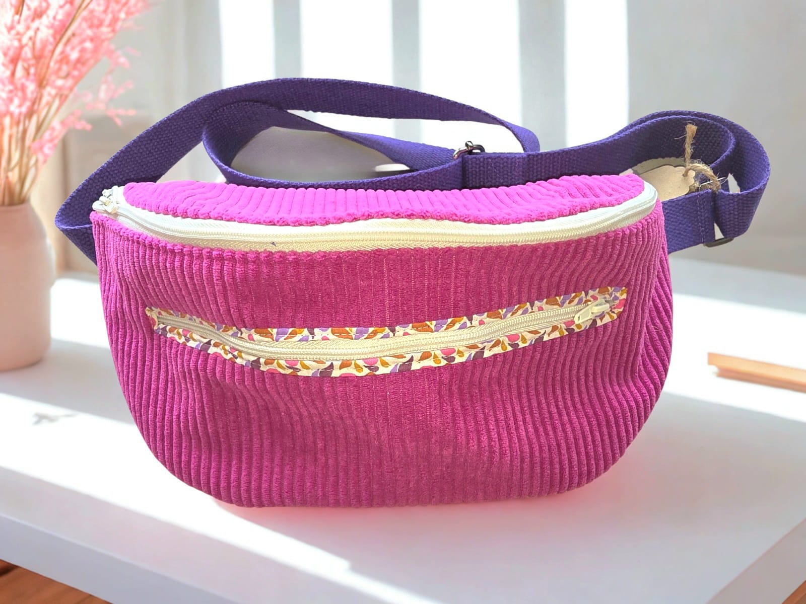 Sac banane fushia - XL — visuel 2