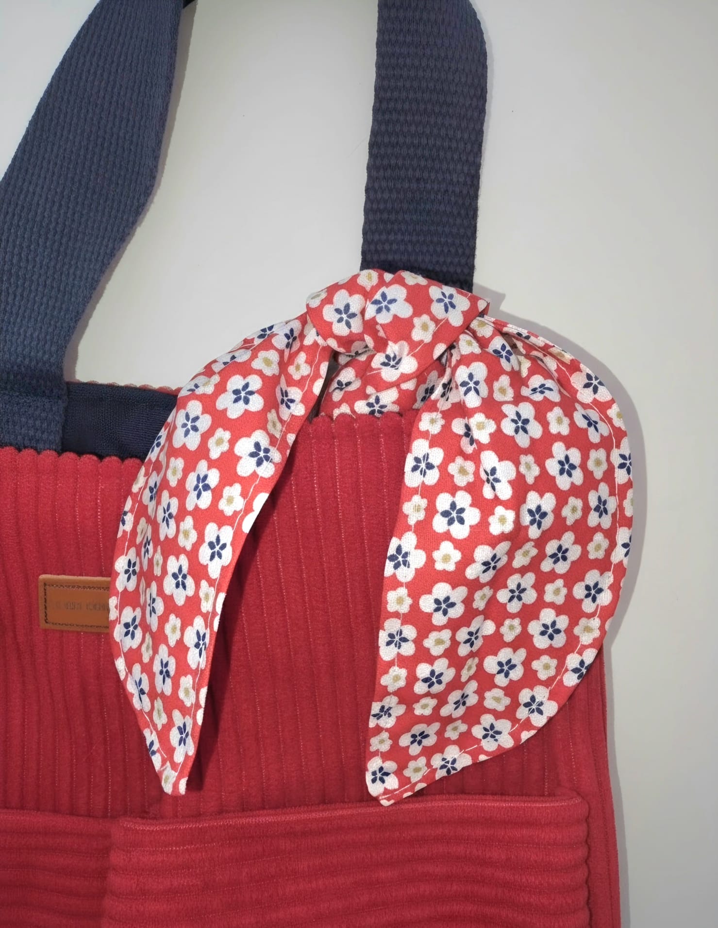 Petit sac fourre-tout - Rouge orangé — visuel 2