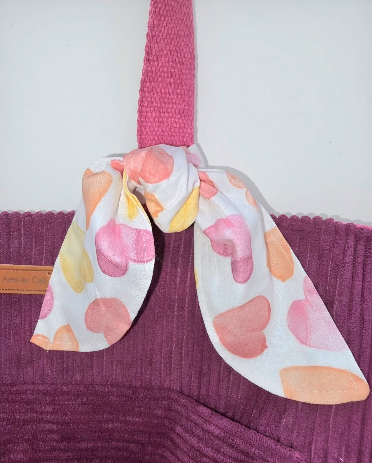Petit sac fourre-tout - Rose foncé & rose — visuel 2
