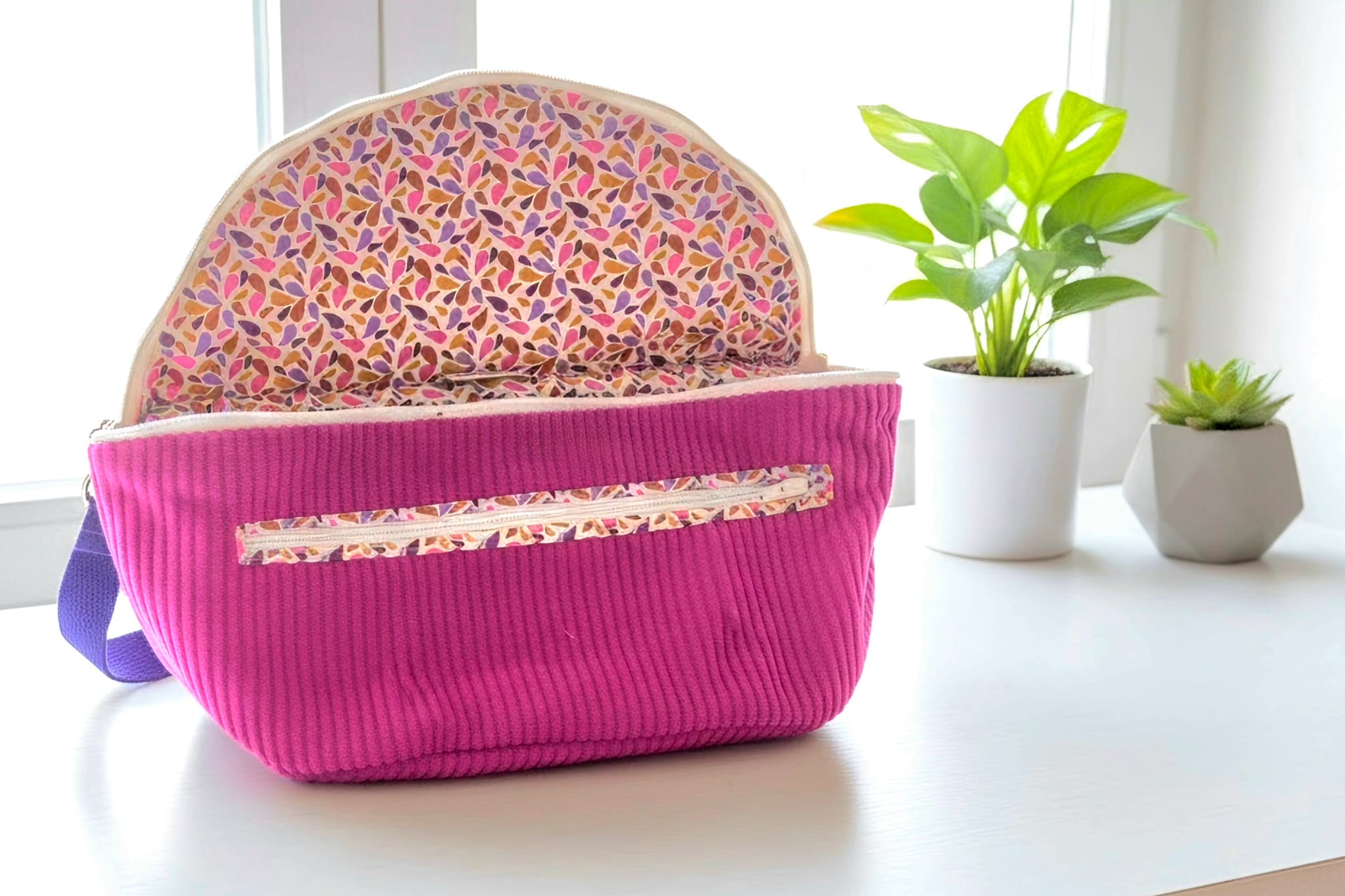 Sac banane fushia - XL — visuel 1