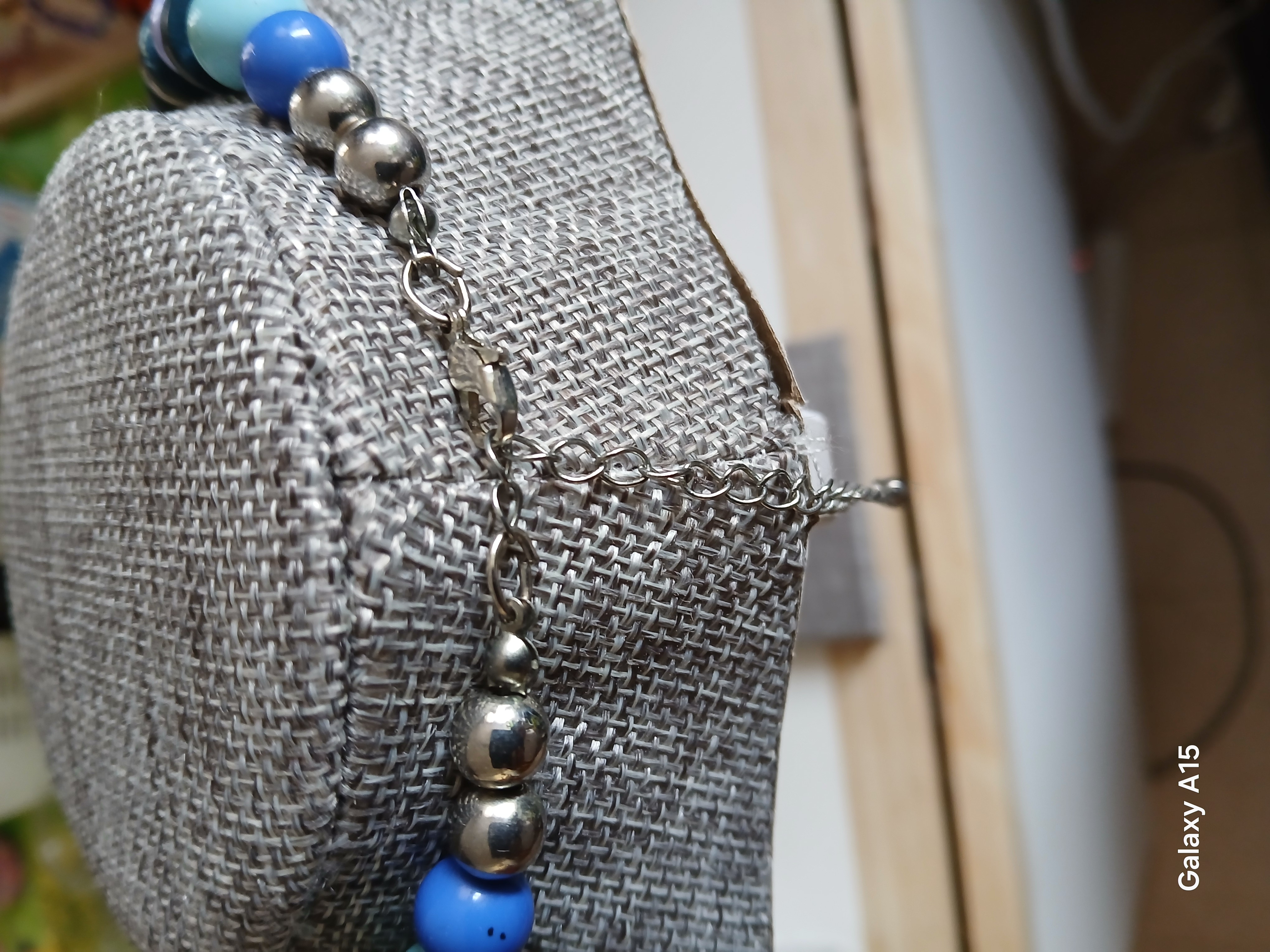 COLLIER PERLES TRESSEES — visuel 2