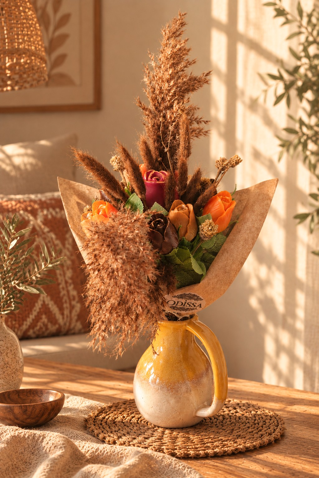 Bouquet en Cire Végétale - Ambre Sauvage — visuel 1