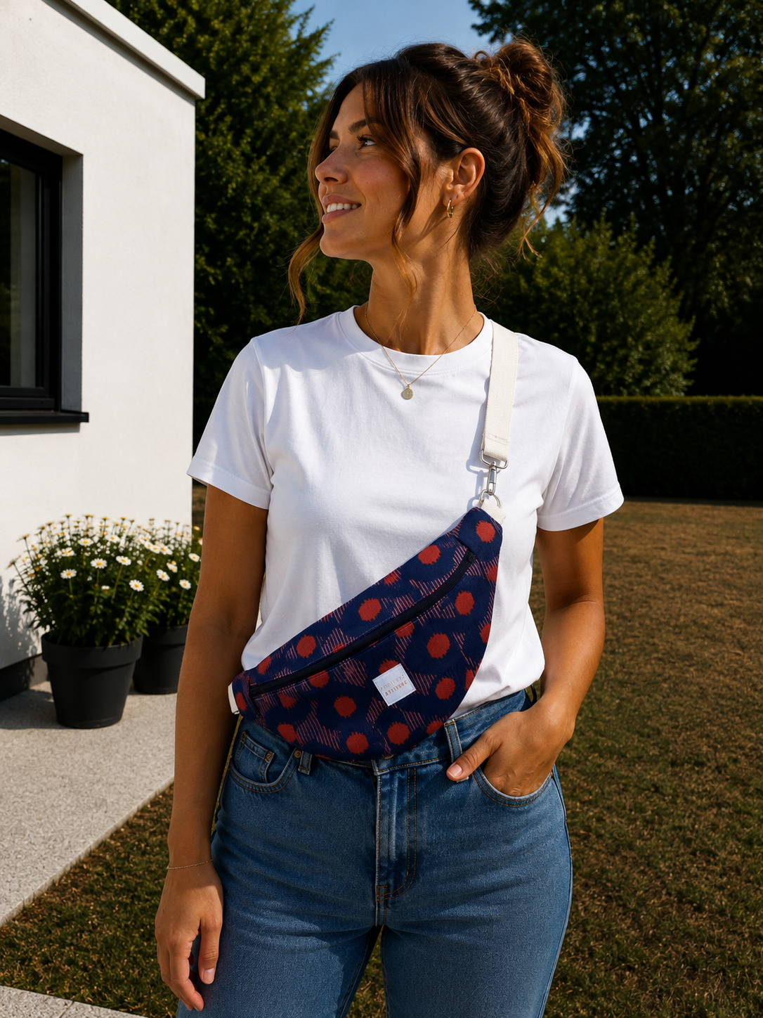 sac banane unique à motifs — visuel 1