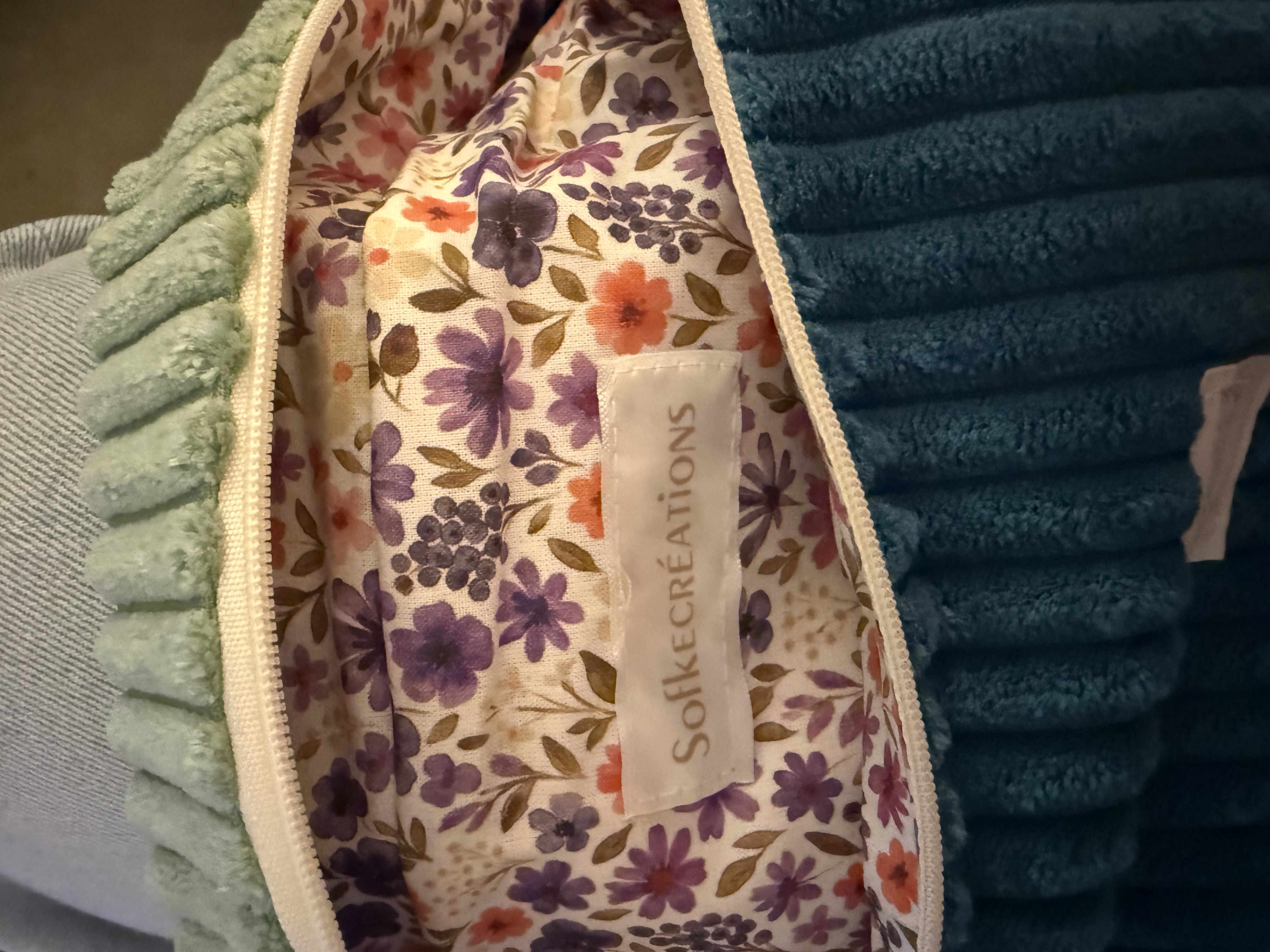 sac banane unique velours grosses côtes multi couleurs — visuel 2