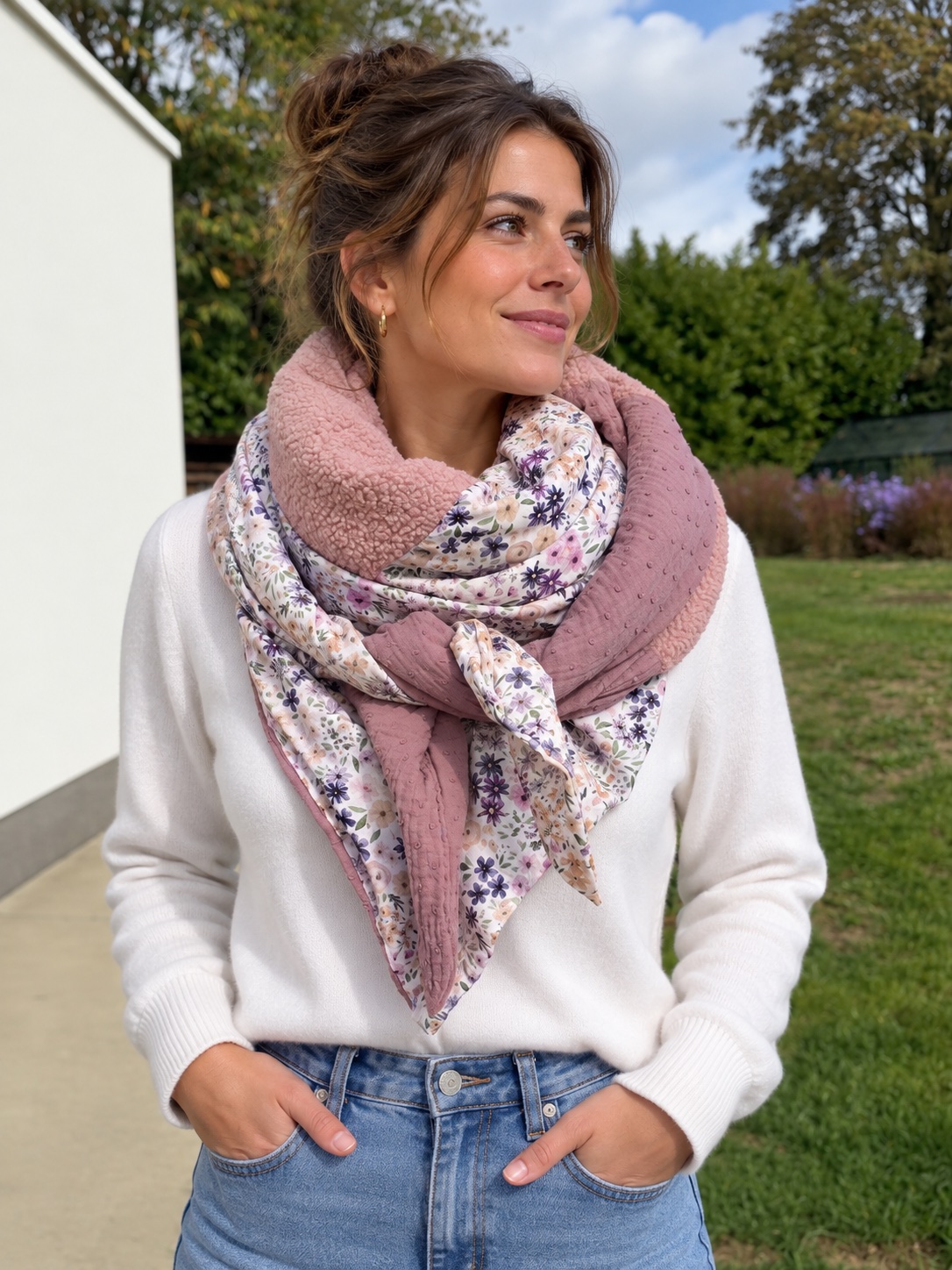 Foulard 3 coloris réversible — visuel 1