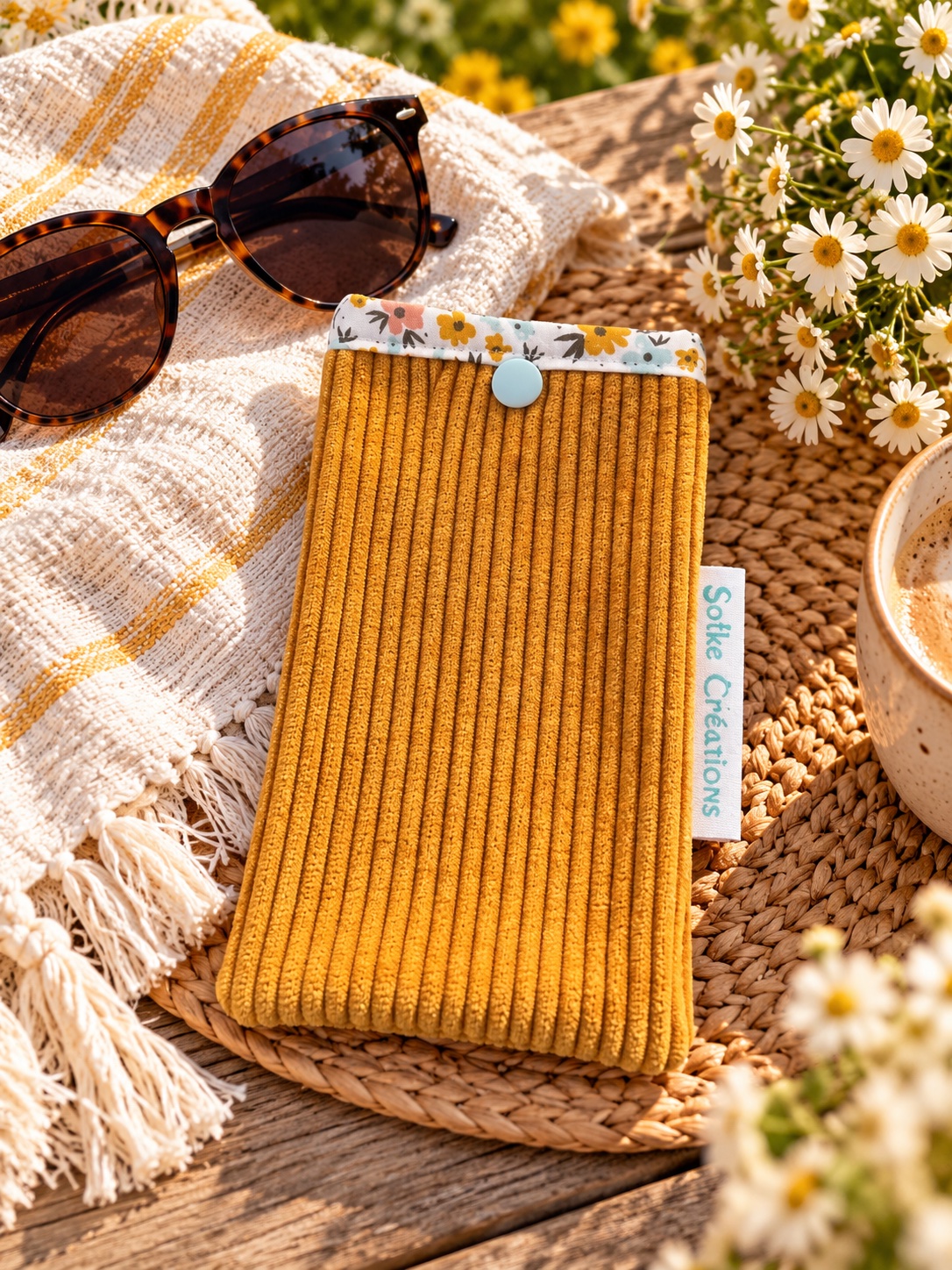 Pochette lunettes velours — visuel 1