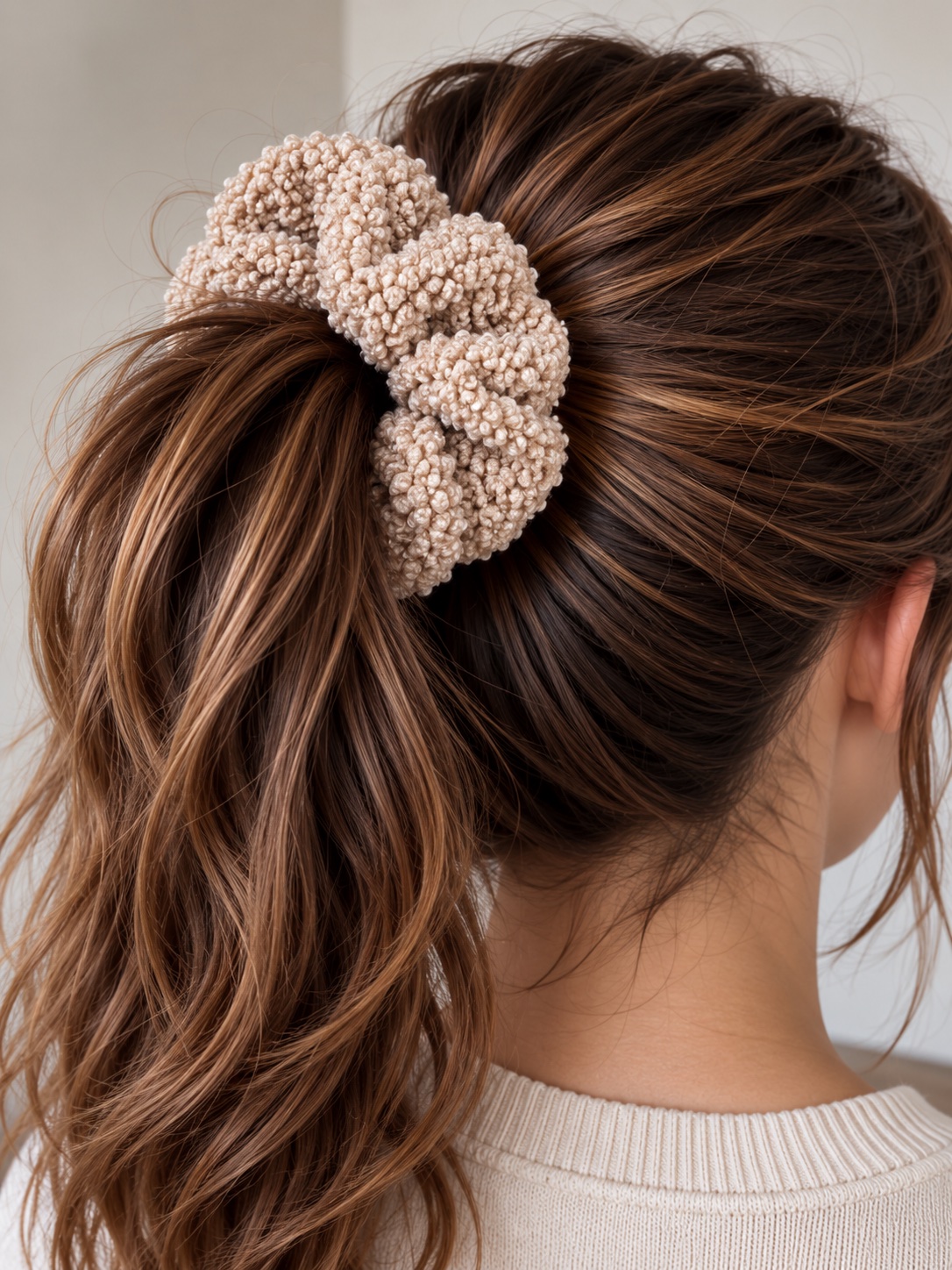 Chouchou tout doux en bouclette — visuel 1